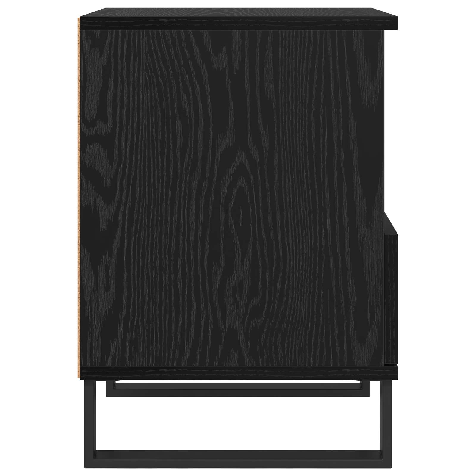 Armoire de lit Chêne noir 40 x 35 x 50 cm Bois d'ingénierie - XIOS