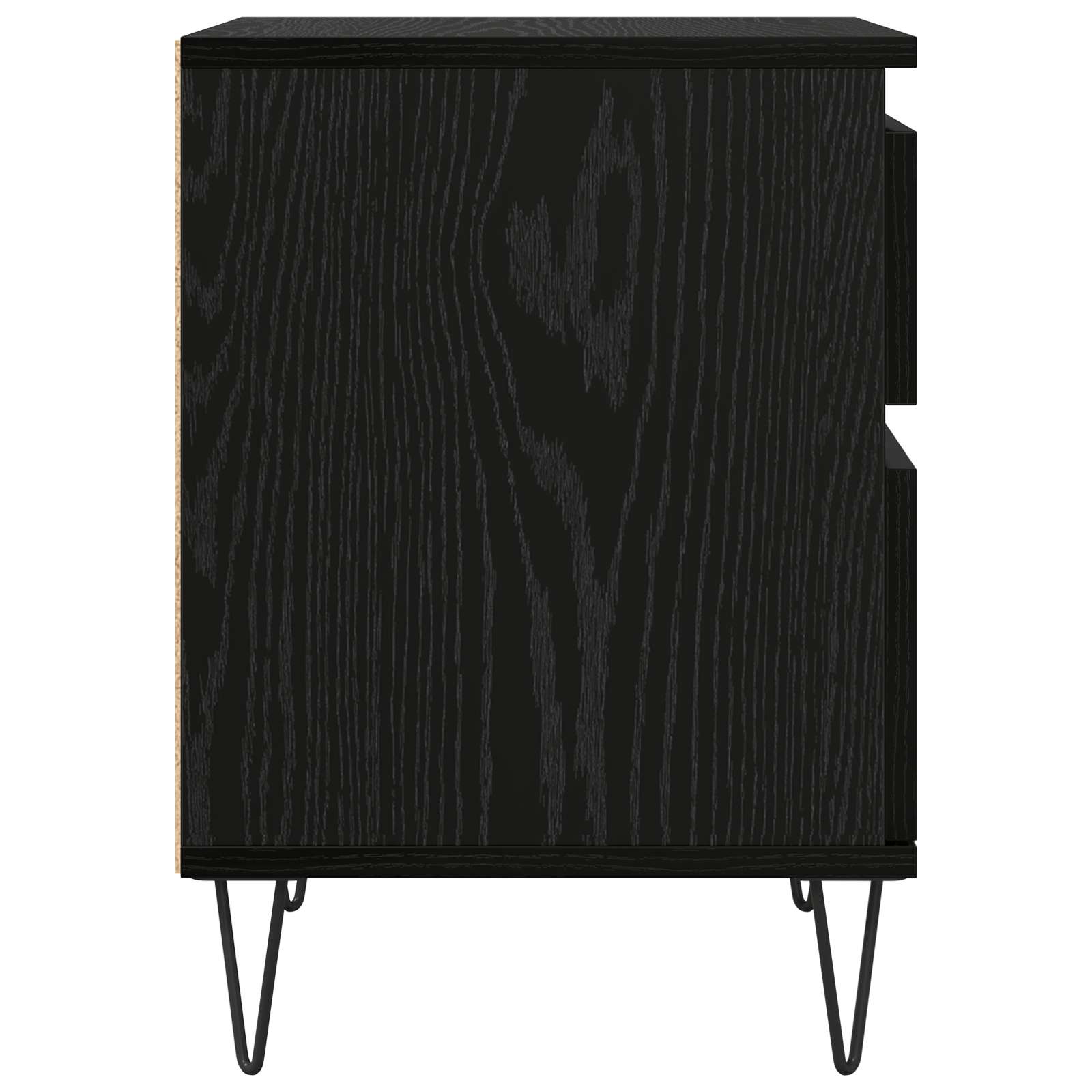 Armoire de lit Chêne noir 40 x 35 x 50 cm Bois d'ingénierie - XIOS