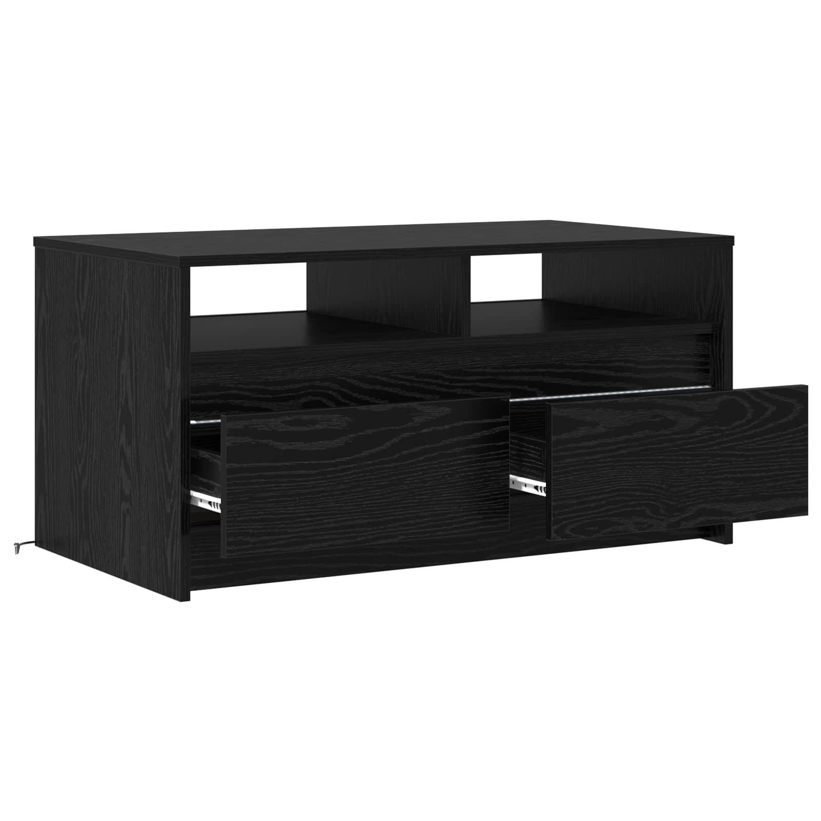 Table basse Chêne noir 90 x 50 x 45 cm Bois d'ingénierie - XIOS
