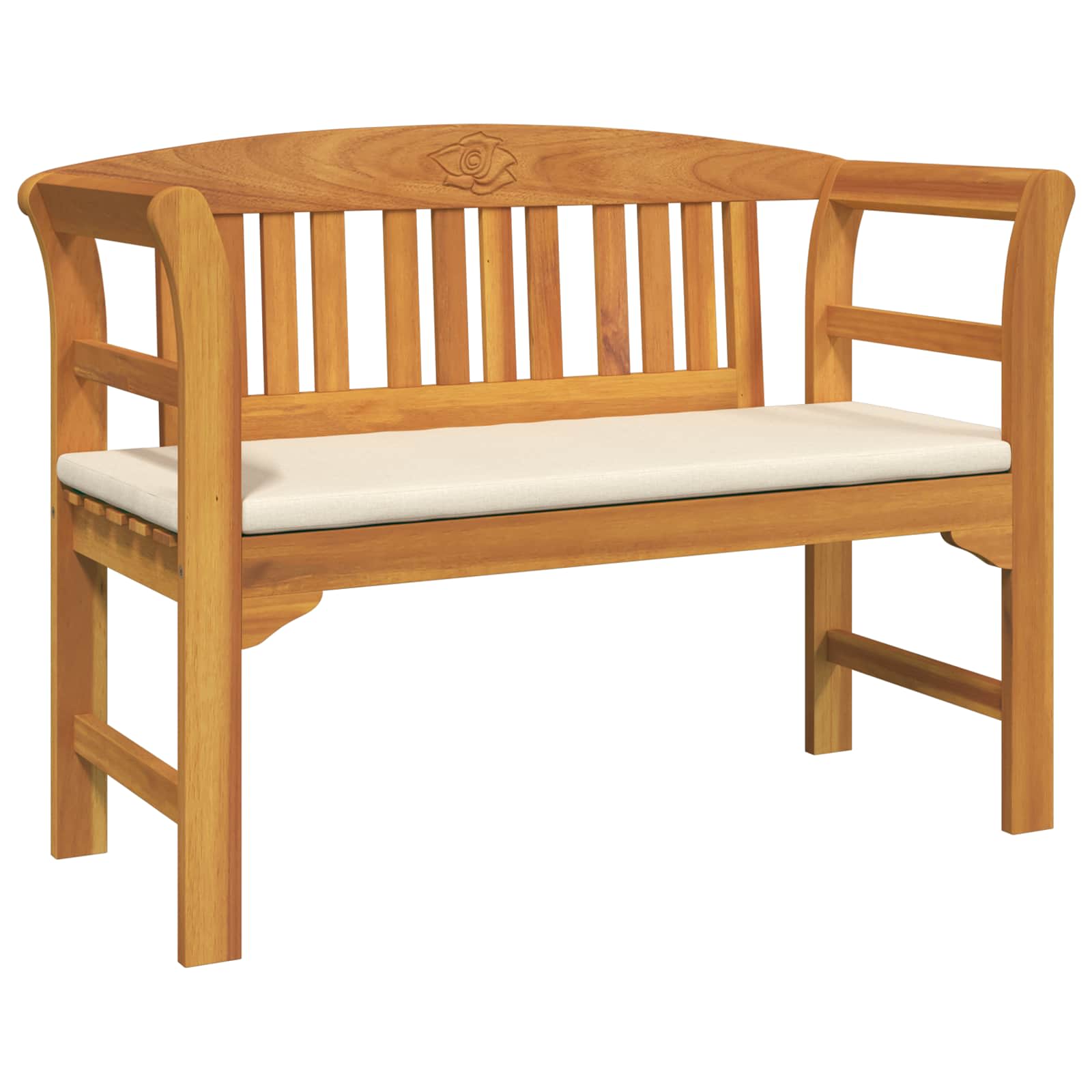 Ensemble de salon Rose de jardin 4 pcs Bois d'Acacia Massif - XIOS