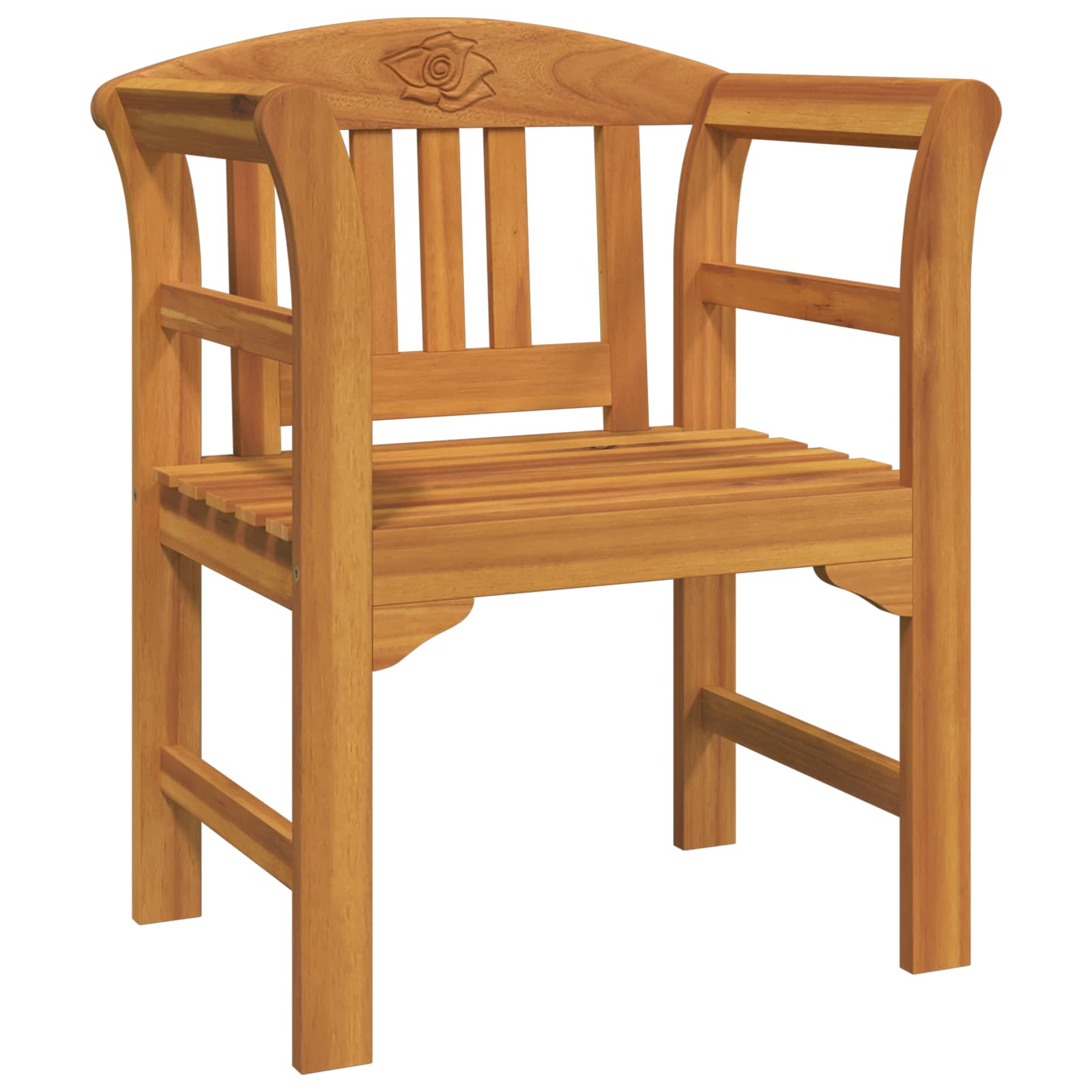 Ensemble de salon Rose de jardin 3 pcs Bois d'Acacia Massif - XIOS