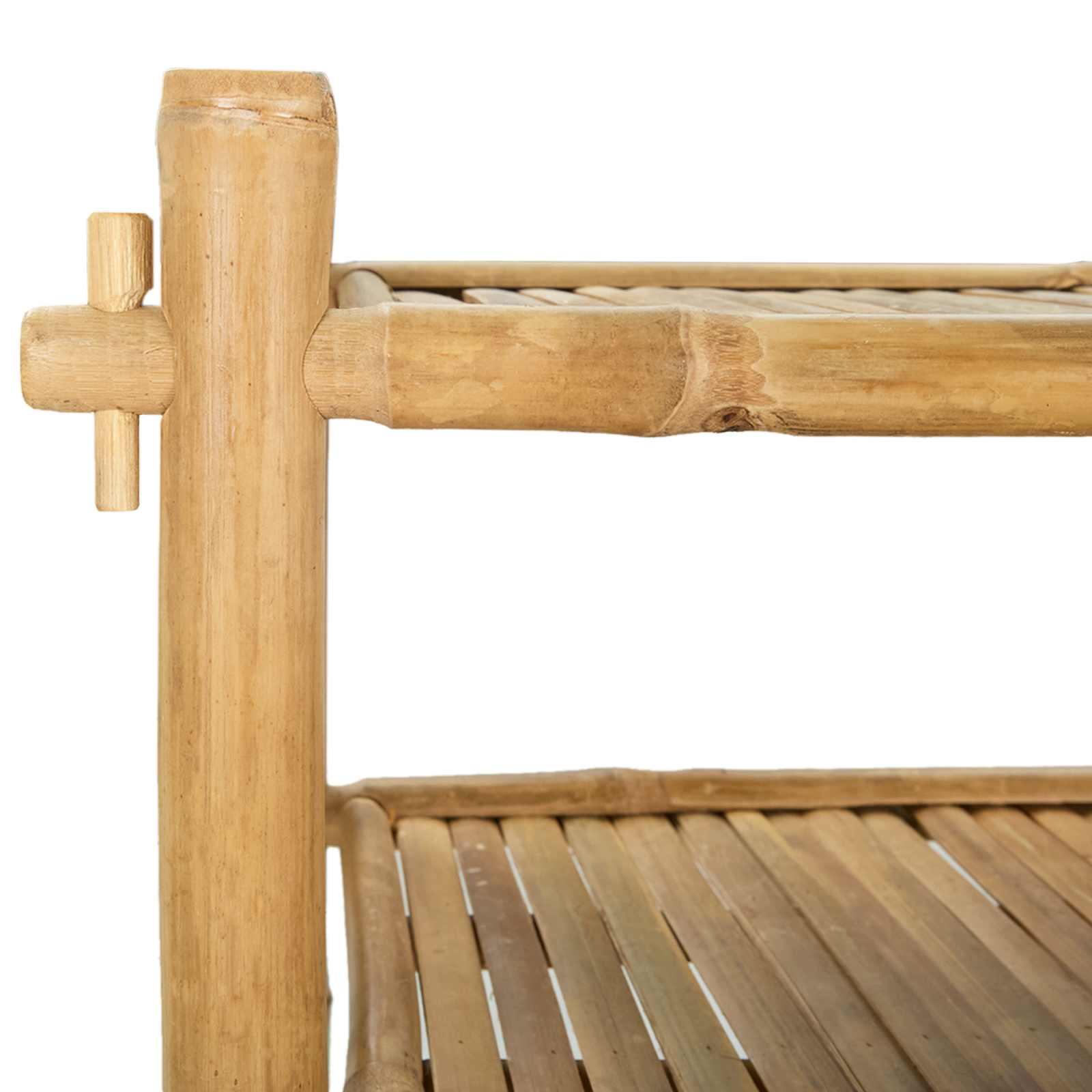 Rack à chaussures avec étagère Naturel 6 niveaux Bambou - XIOS