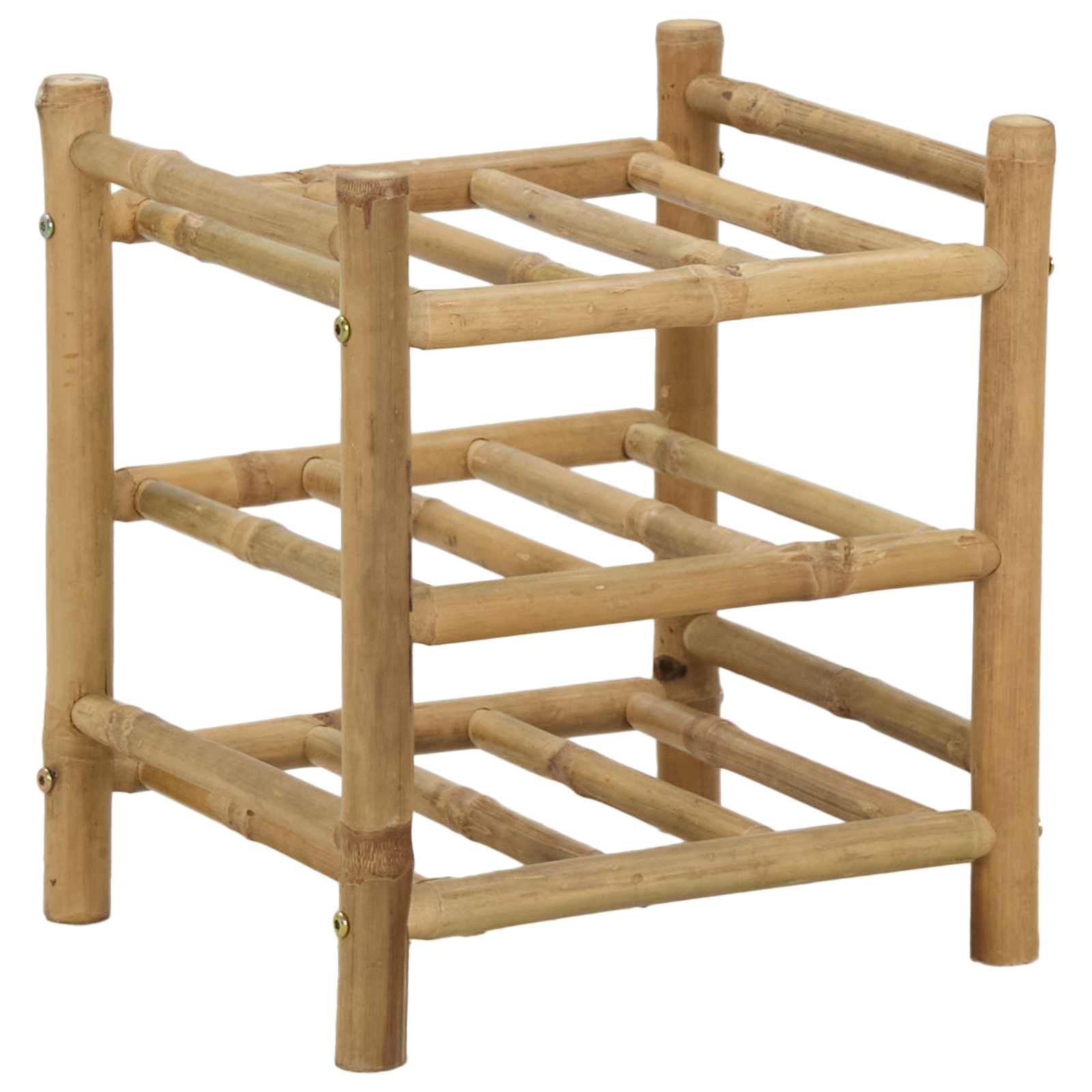 Étagère à vin Naturel 32,5 x 29,5 x 36 cm Bambou - XIOS