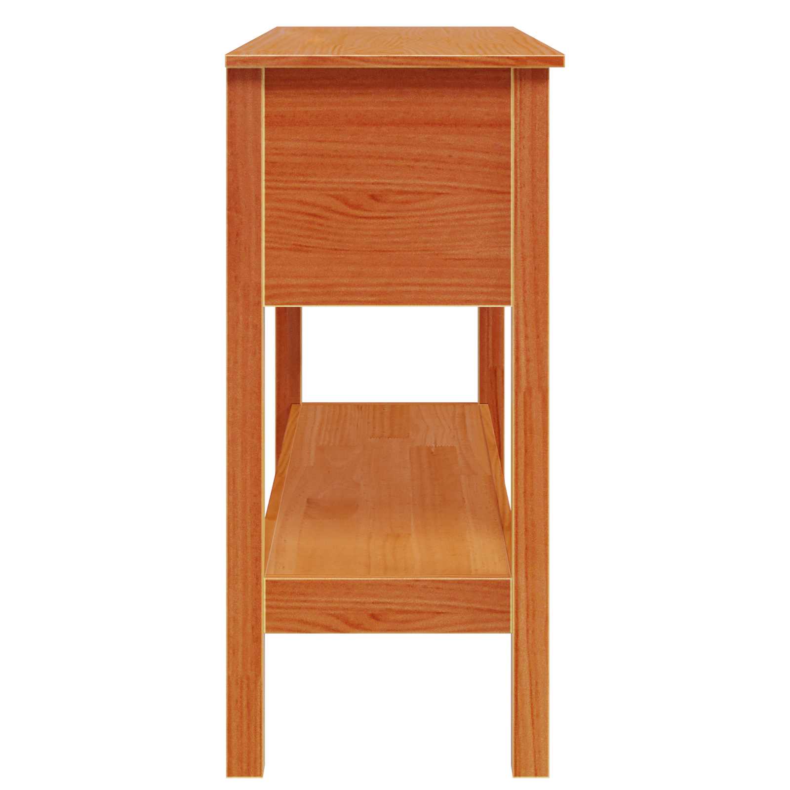 Table console Cire marron 100 x 35 x 75 cm Pin massif - XIOS