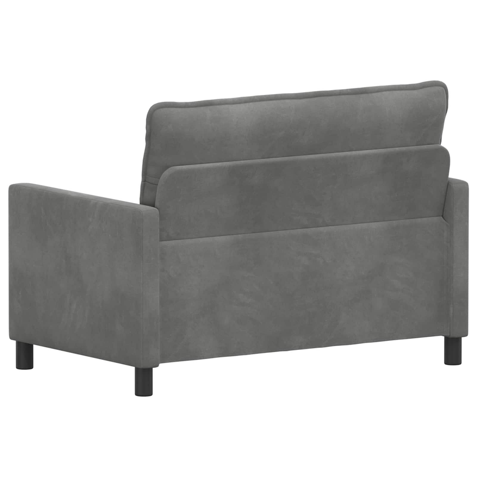 Canapé Gris foncé 126 x 81 x 87,5 cm Velours