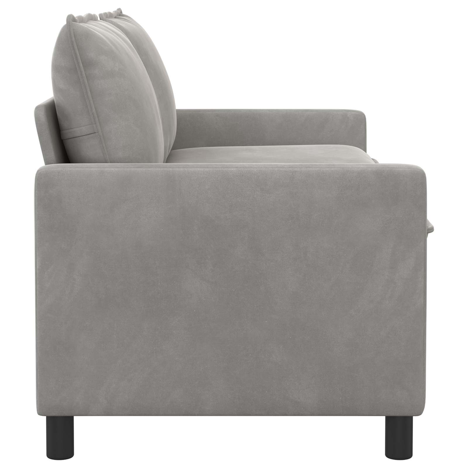 Canapé Gris clair 156 x 81 x 87,5 cm Velours