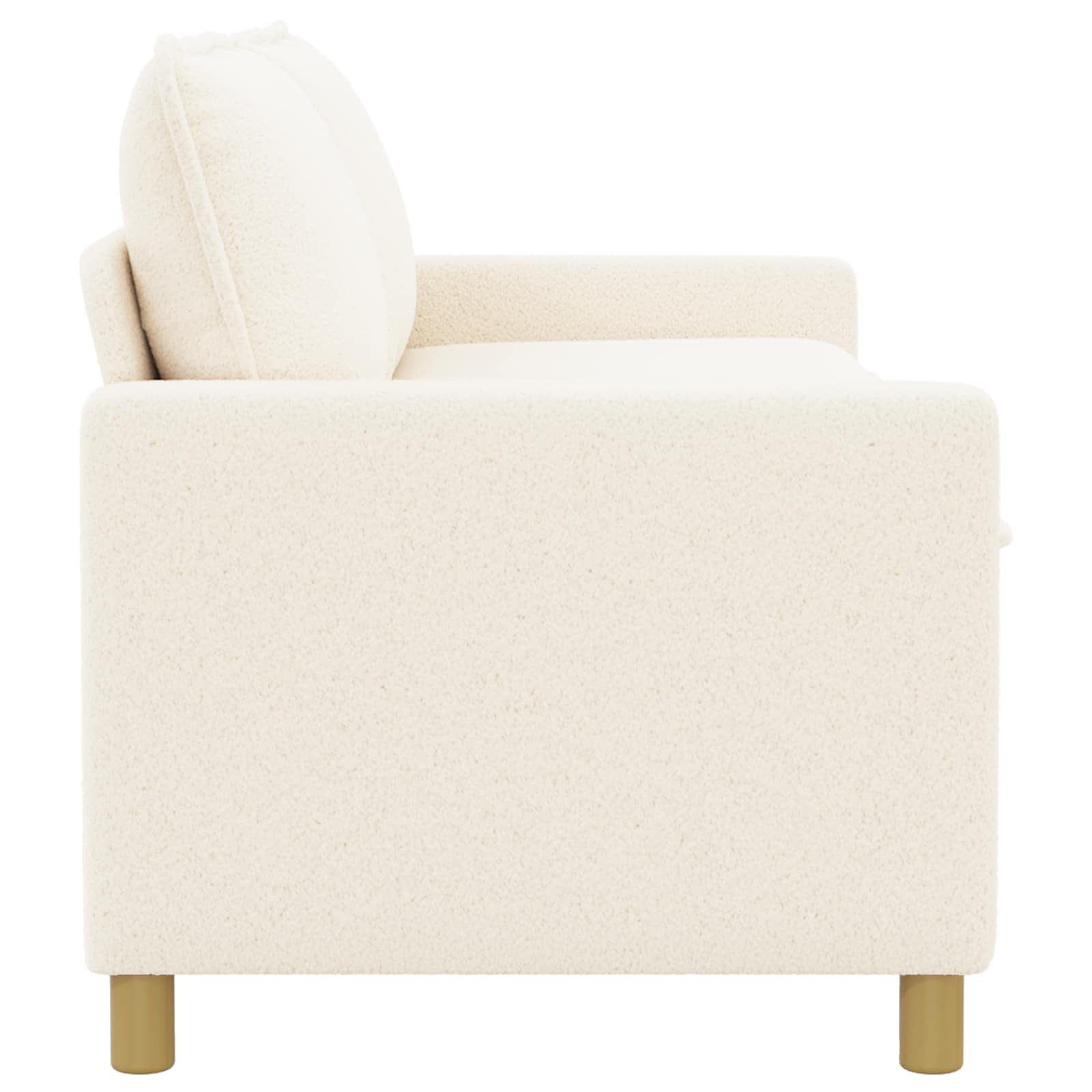 Canapé Crème 156 x 81 x 87,5 cm Tissu - XIOS