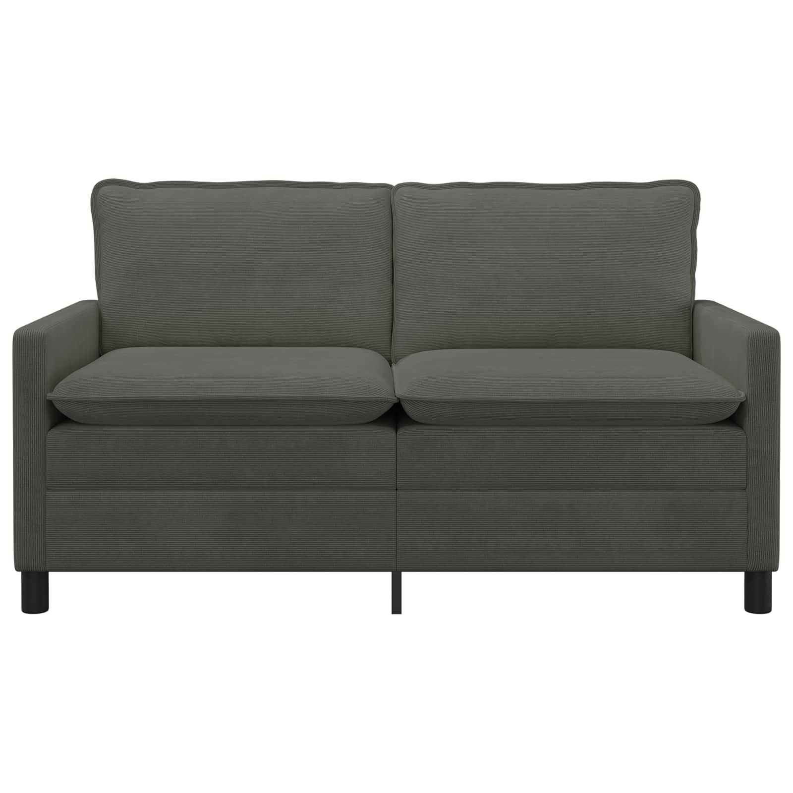 Canapé Gris foncé 156 x 81 x 87,5 cm Tissu