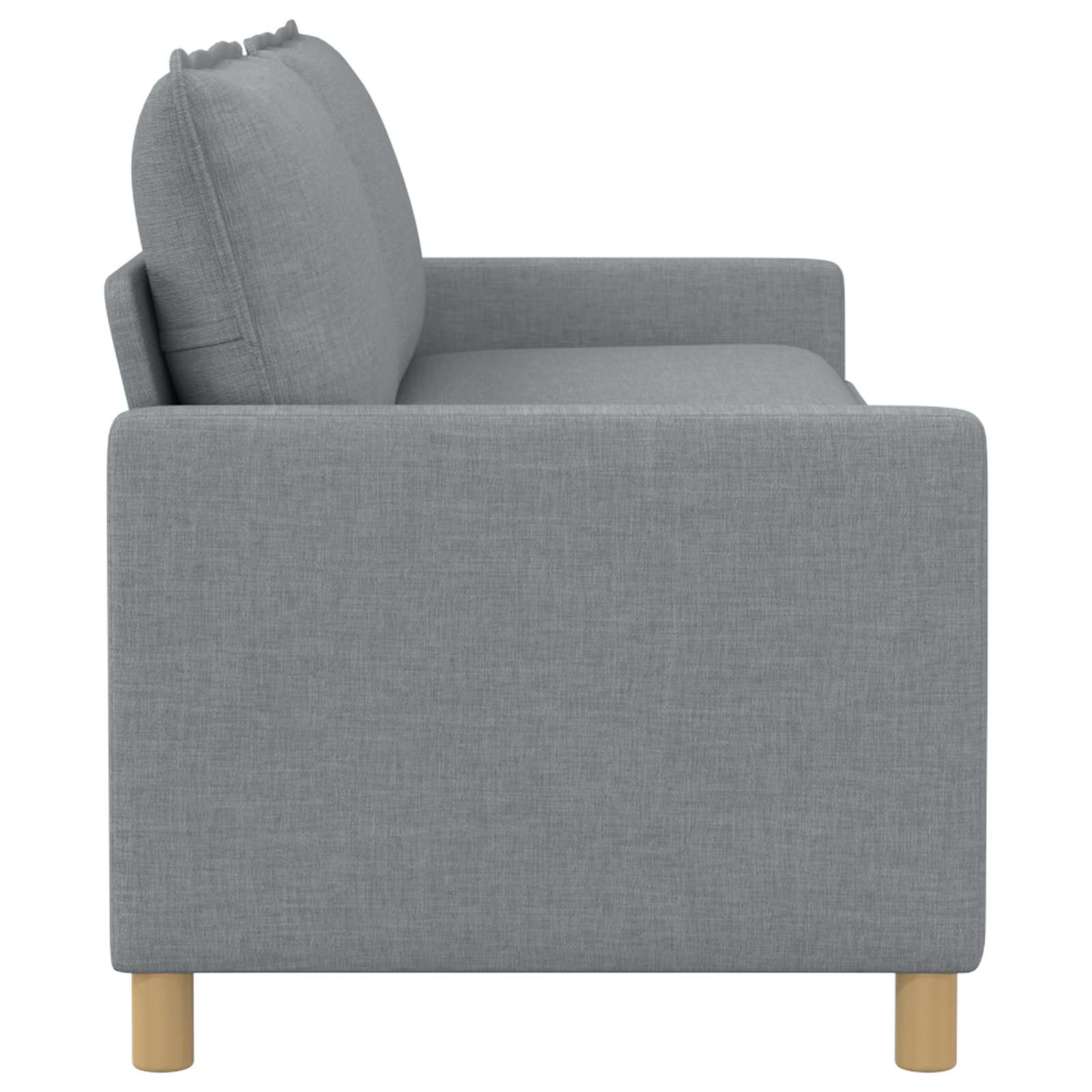 Canapé Gris clair 196 x 81 x 87,5 cm Tissu