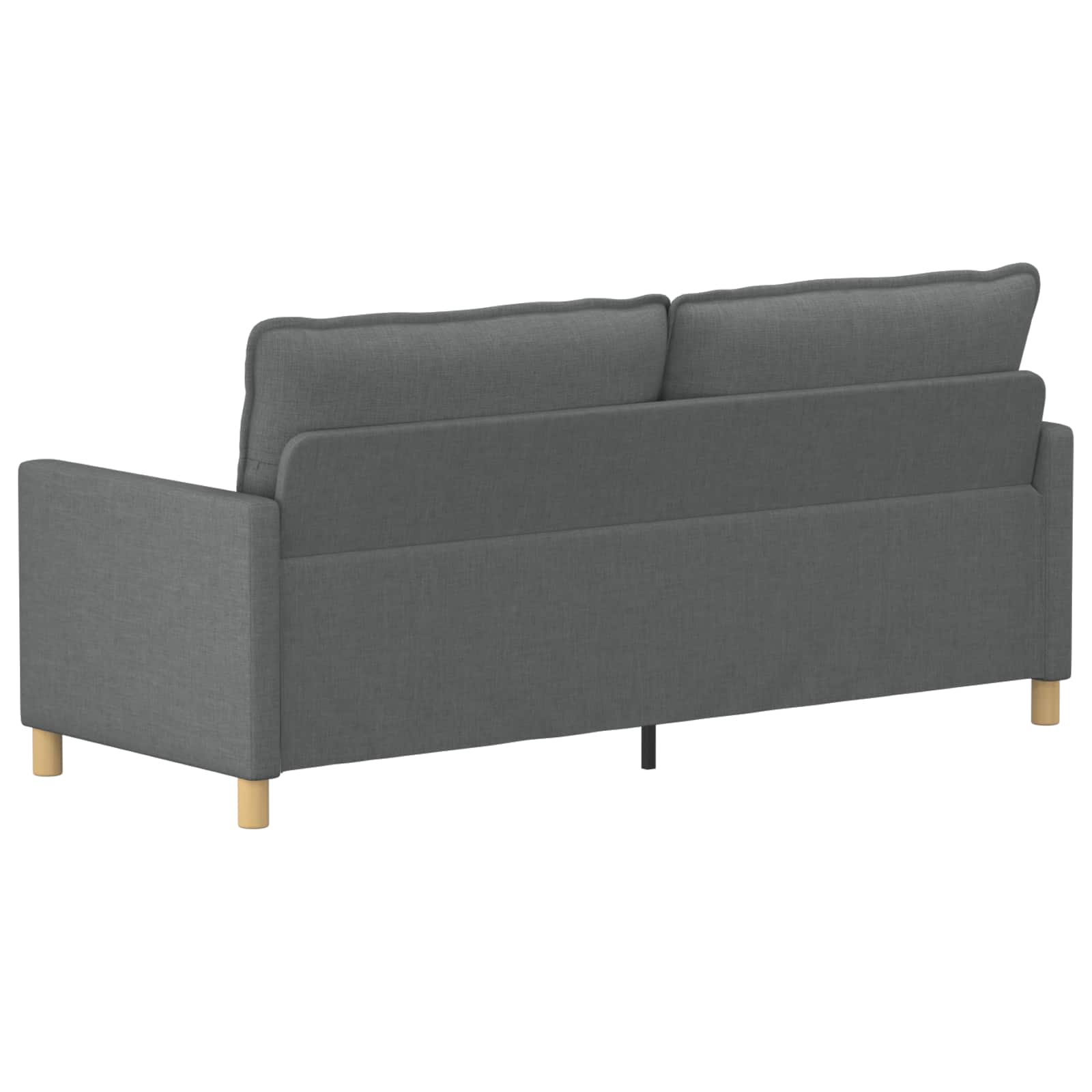 Canapé Gris foncé 196 x 81 x 87,5 cm Tissu