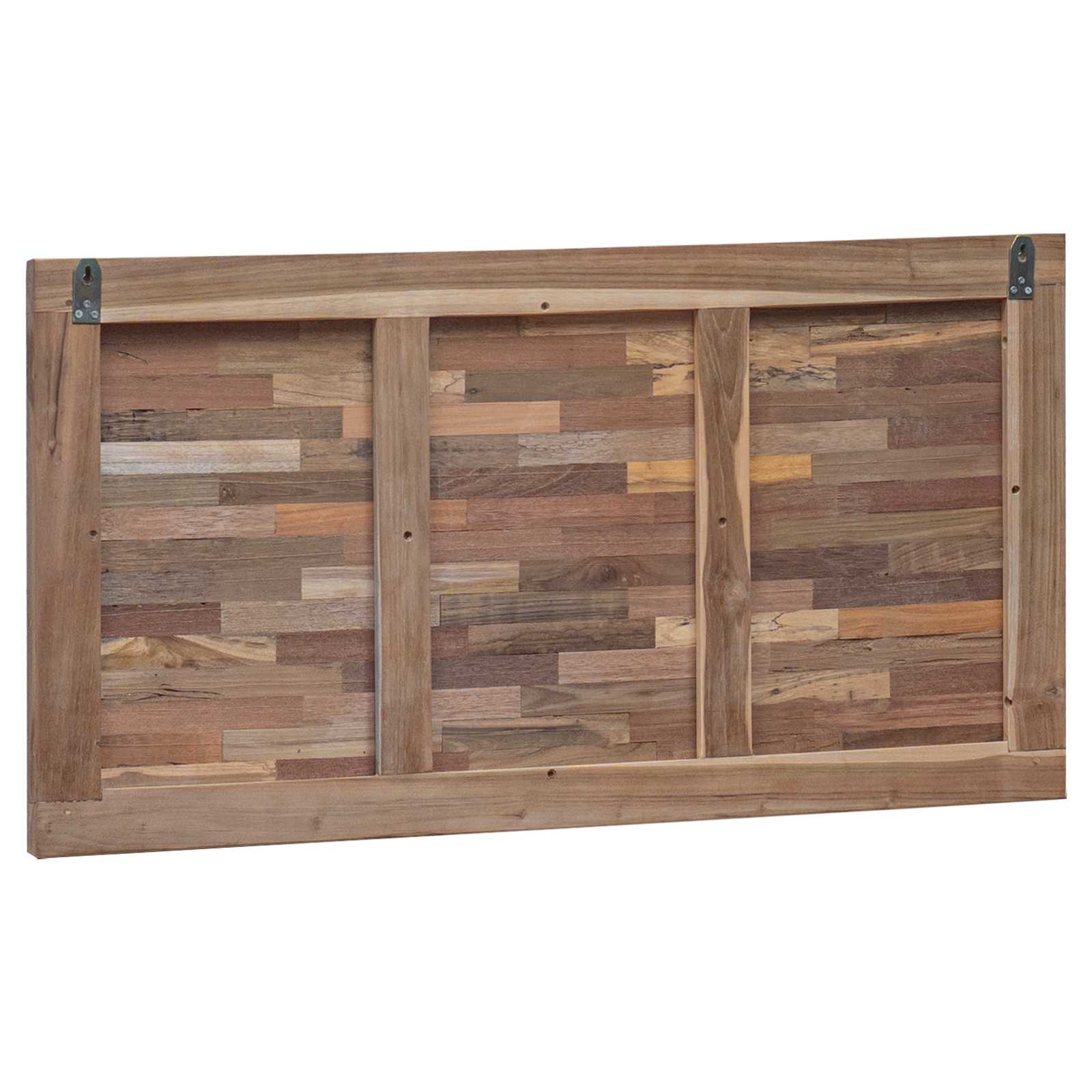 Tête de lit Montage mural Naturel 100 cm Bois de teck massif - XIOS