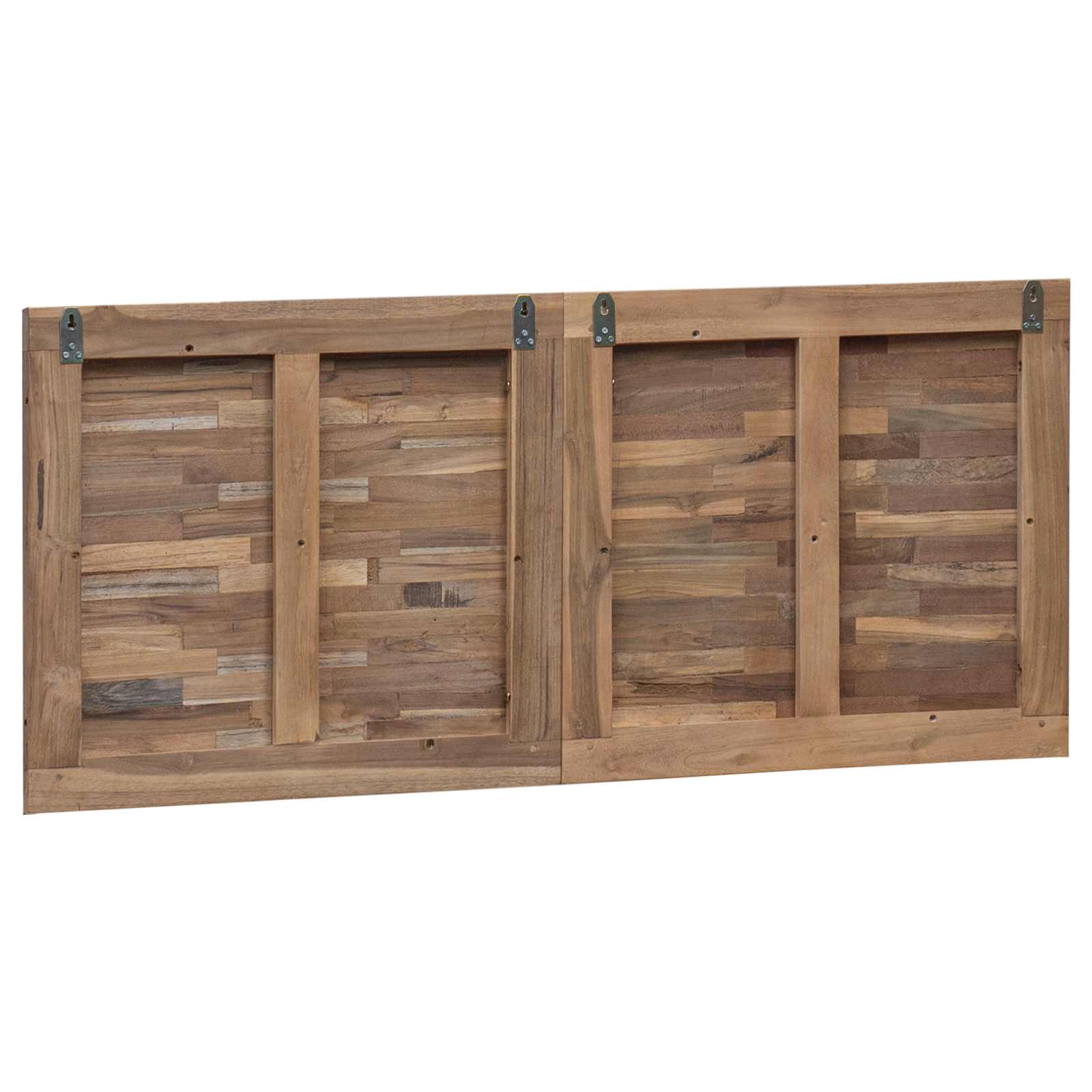 Tête de lit Montage mural Naturel 120 cm Bois de teck massif - XIOS