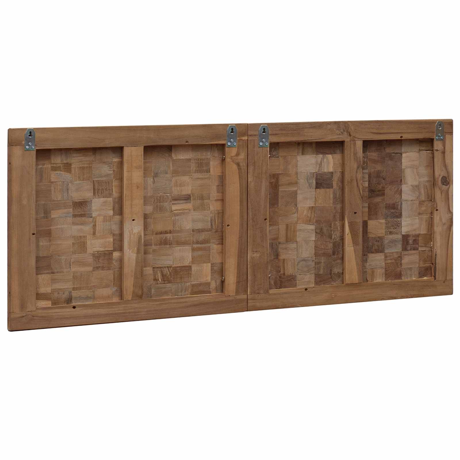 Tête de lit Montage mural Naturel 120 cm Bois de teck massif - XIOS