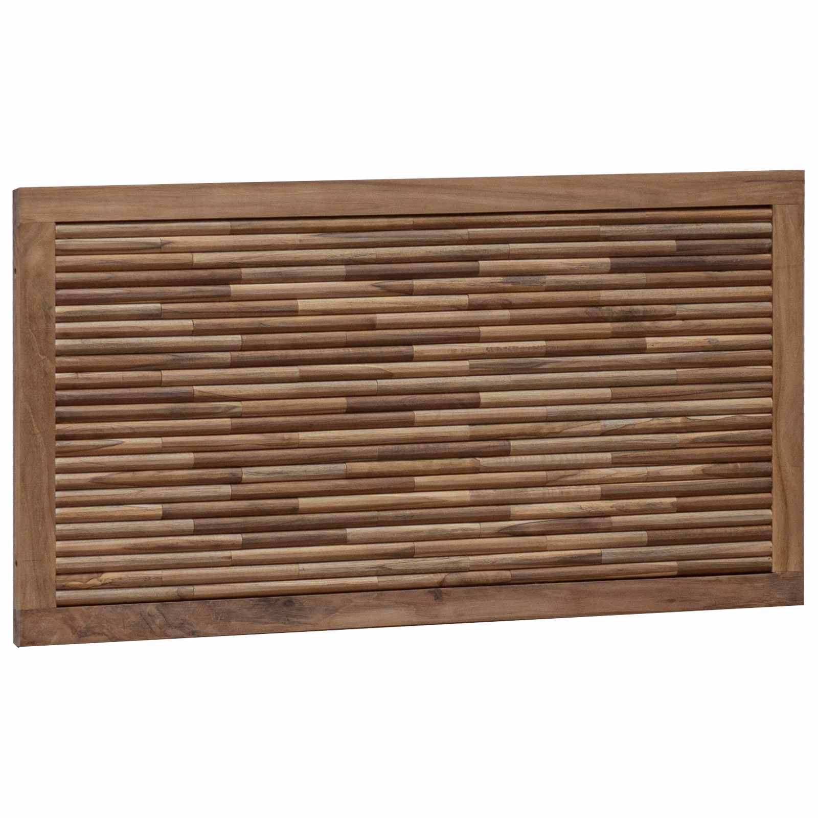 Tête de lit Montage mural Naturel 100 cm Bois de teck massif - XIOS