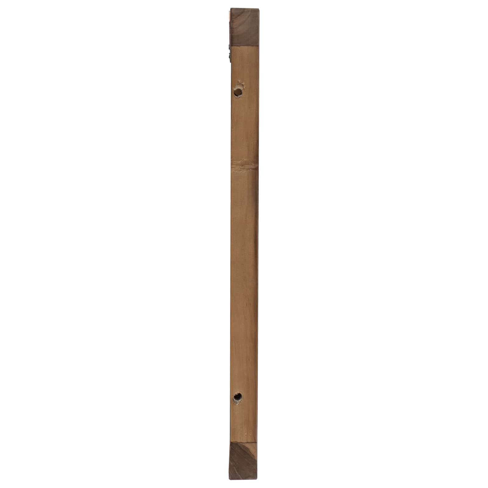 Tête de lit Montage mural Naturel 120 cm Bois de teck massif - XIOS