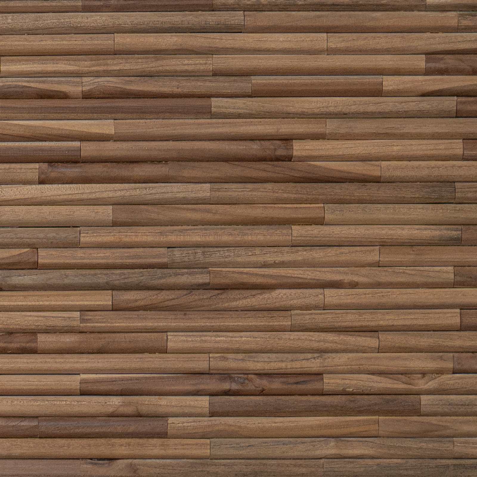 Tête de lit Montage mural Naturel 140 cm Bois de teck massif - XIOS