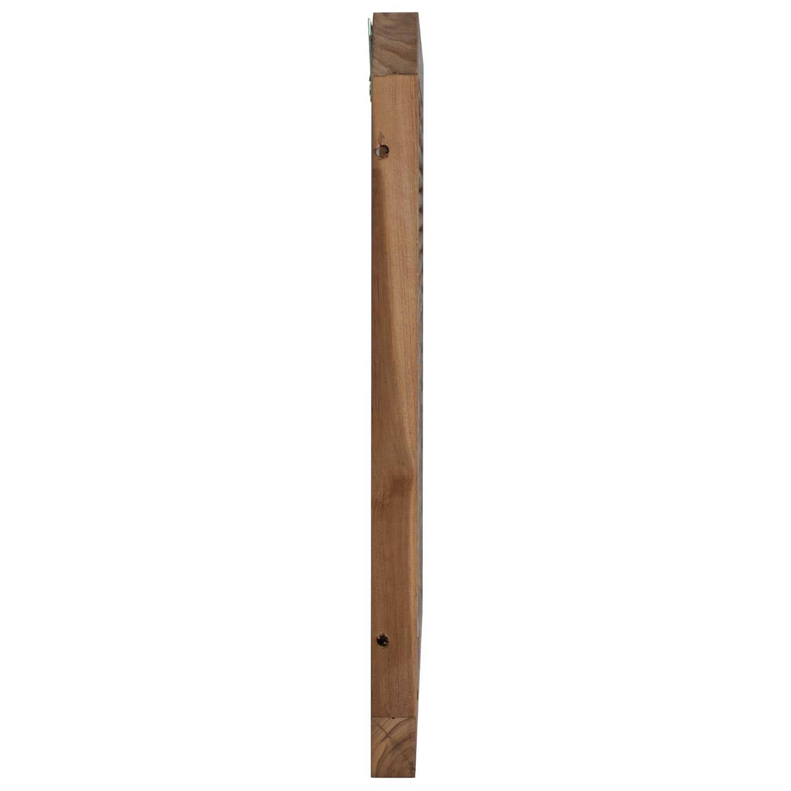 Tête de lit Montage mural Naturel 200 cm Bois de teck massif - XIOS