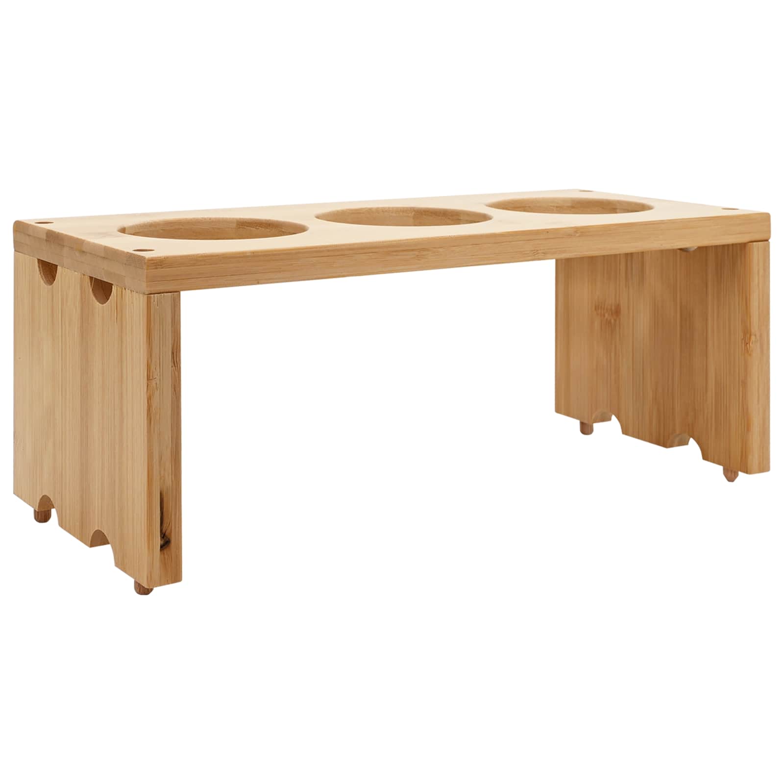 Chariot de Cuisine avec Roues Marron Clair 65 x 40,5 x 76,5 cm - XIOS