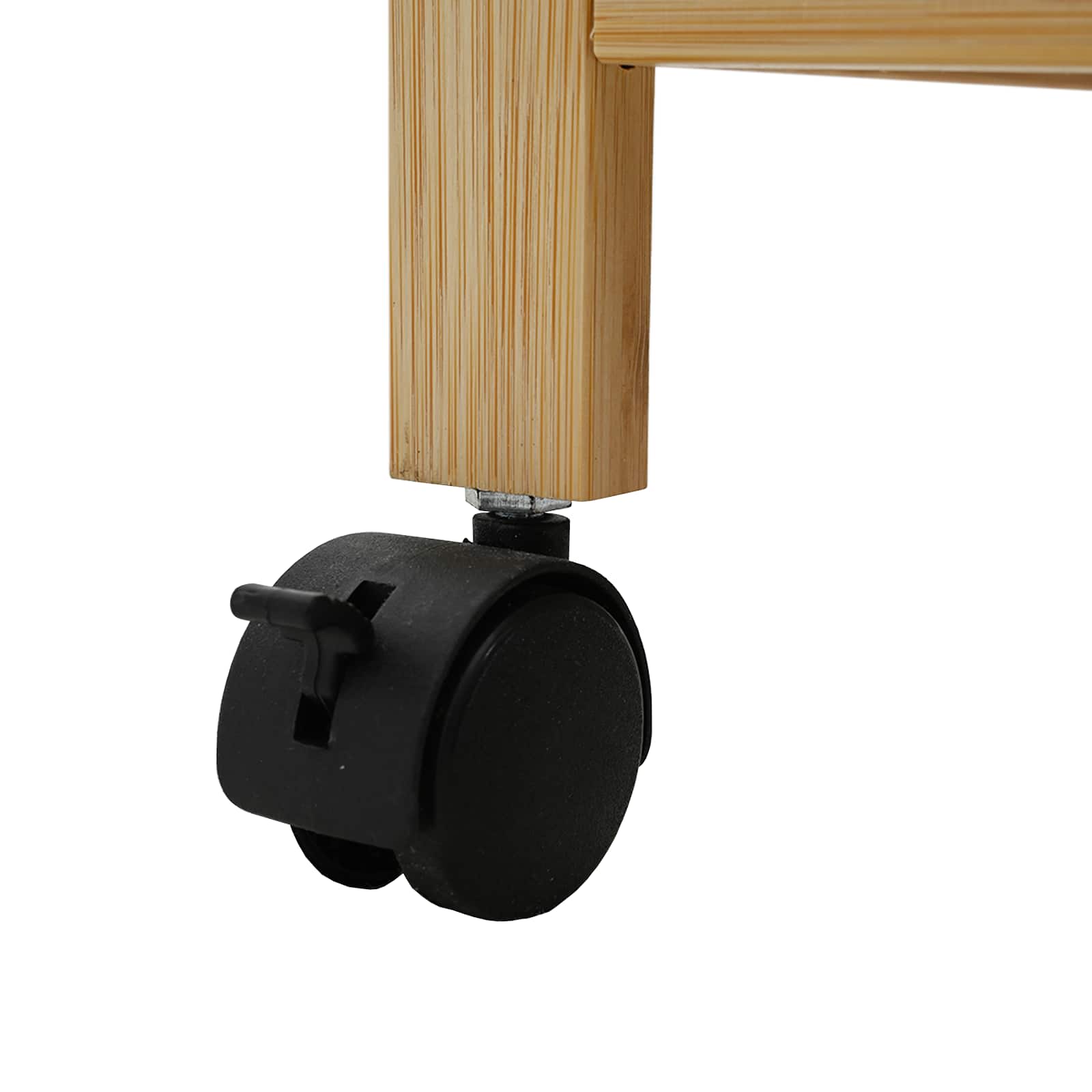 Chariot de Cuisine avec Roues Naturel 60 x 18 x 97 cm Bambou - XIOS