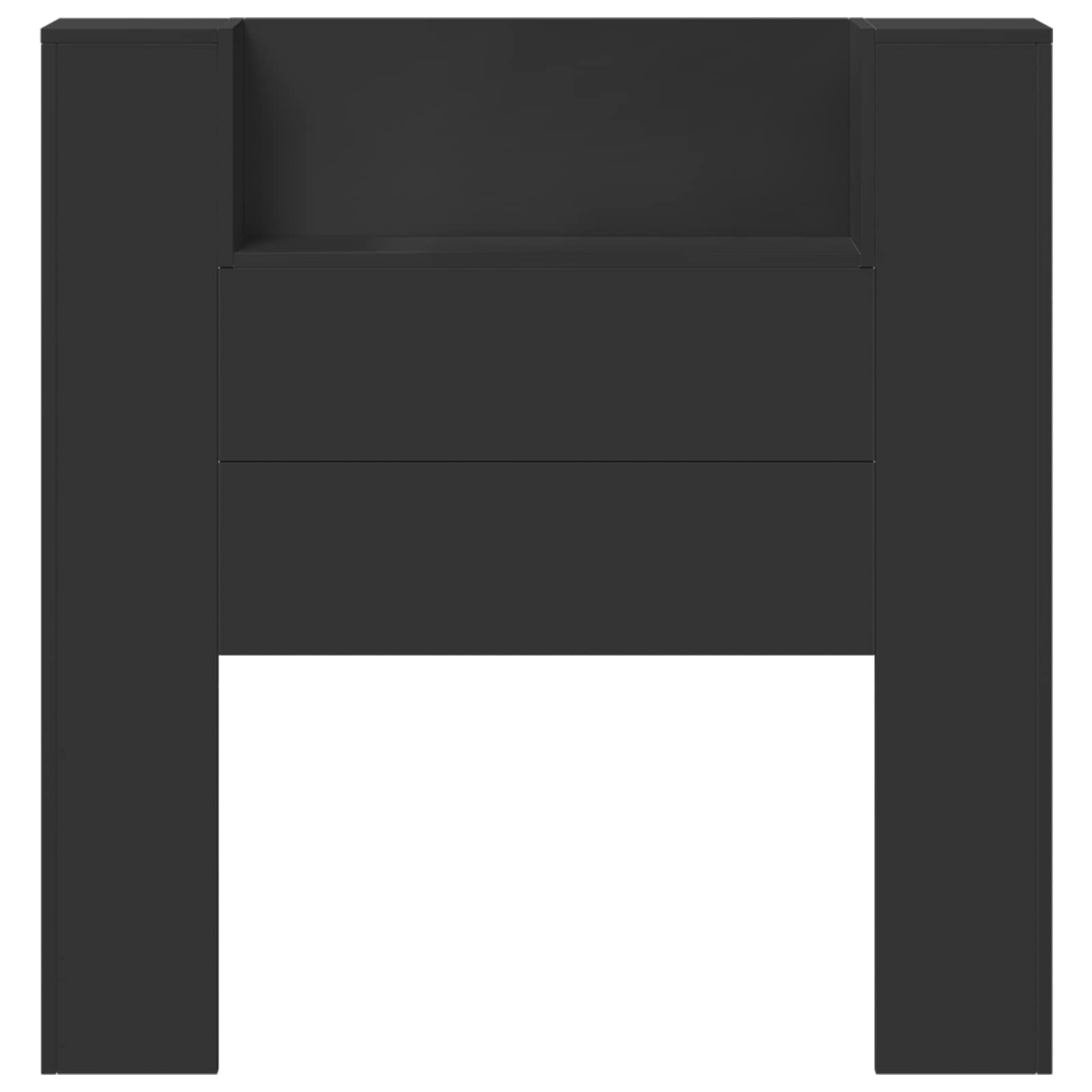 Tête de lit Noir 100 x 16,5 x 103,5 cm Bois d'ingénierie - XIOS