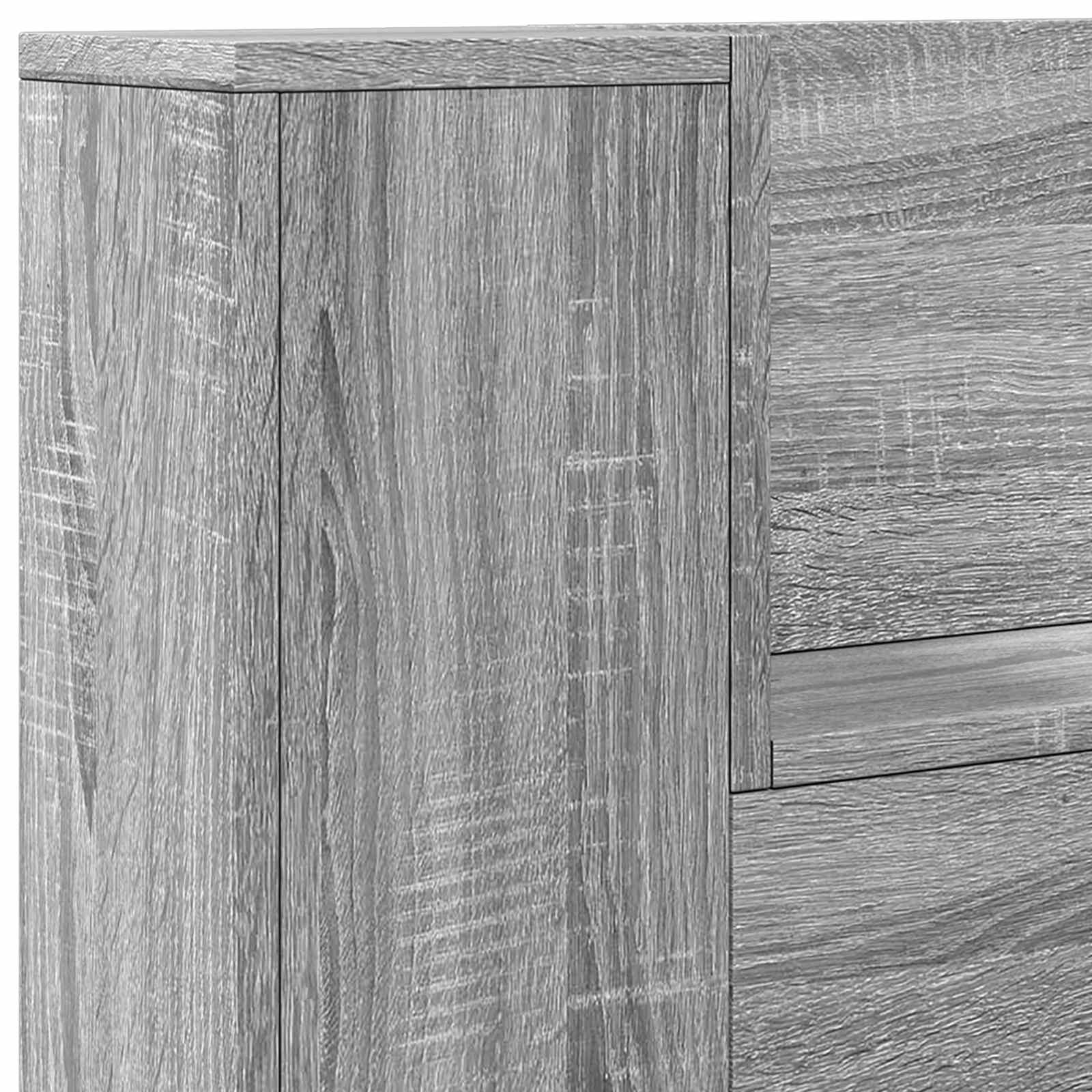 Tête de lit Gris Sonoma 100 x 16,5 x 103,5 cm Bois d'ingénierie - XIOS
