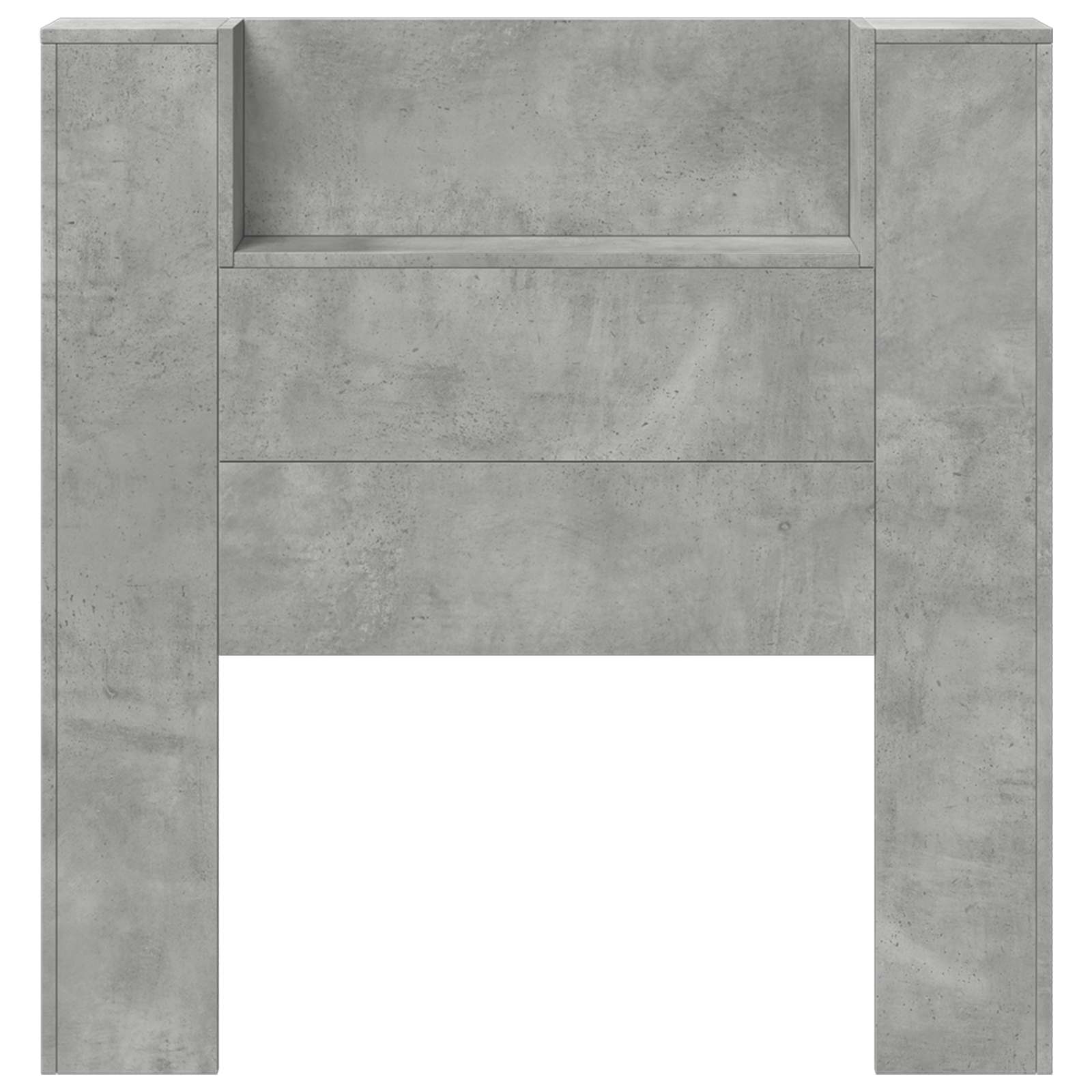Tête de lit Gris béton 100 x 16,5 x 103,5 cm Bois d'ingénierie - XIOS