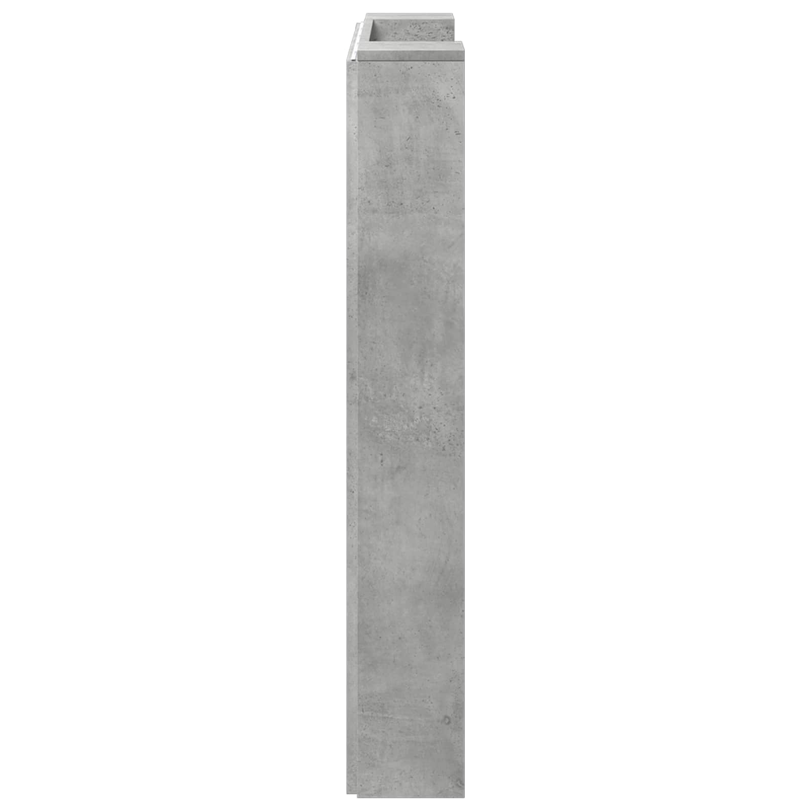 Tête de lit Gris béton 100 x 16,5 x 103,5 cm Bois d'ingénierie - XIOS