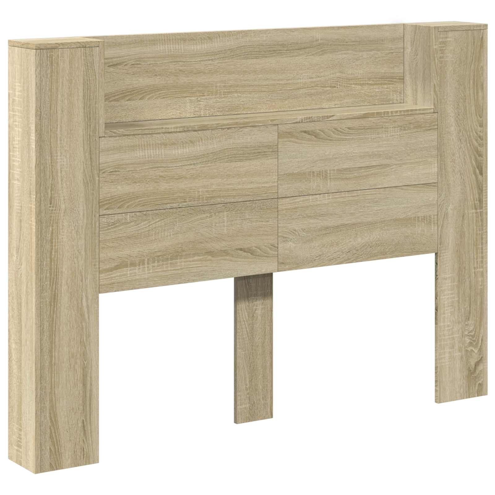 Tête de lit avec étagère Chêne Sonoma 140 x 16,5 x 103,5 cm - XIOS