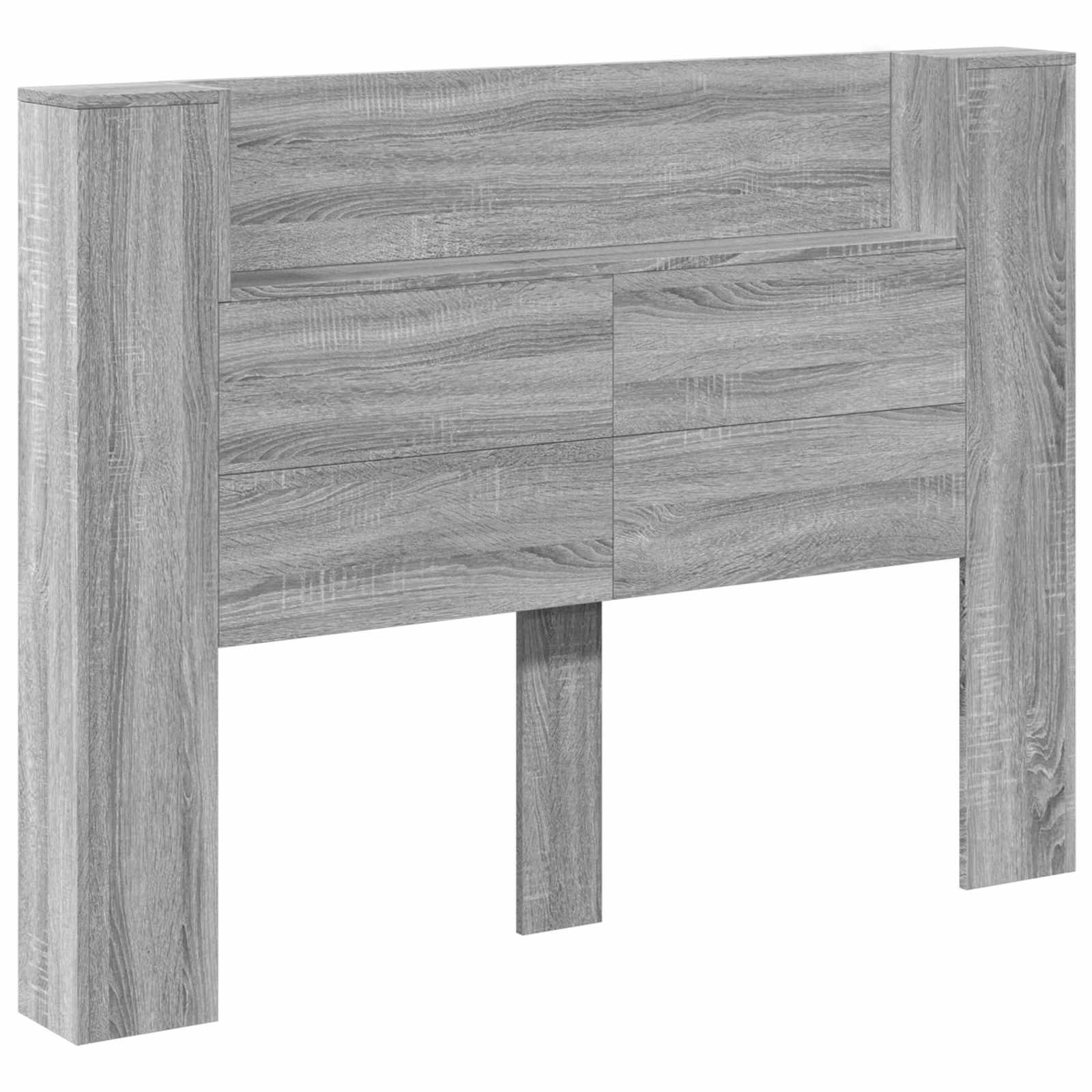 Tête de lit Gris Sonoma 140 x 16,5 x 103,5 cm Bois d'ingénierie - XIOS