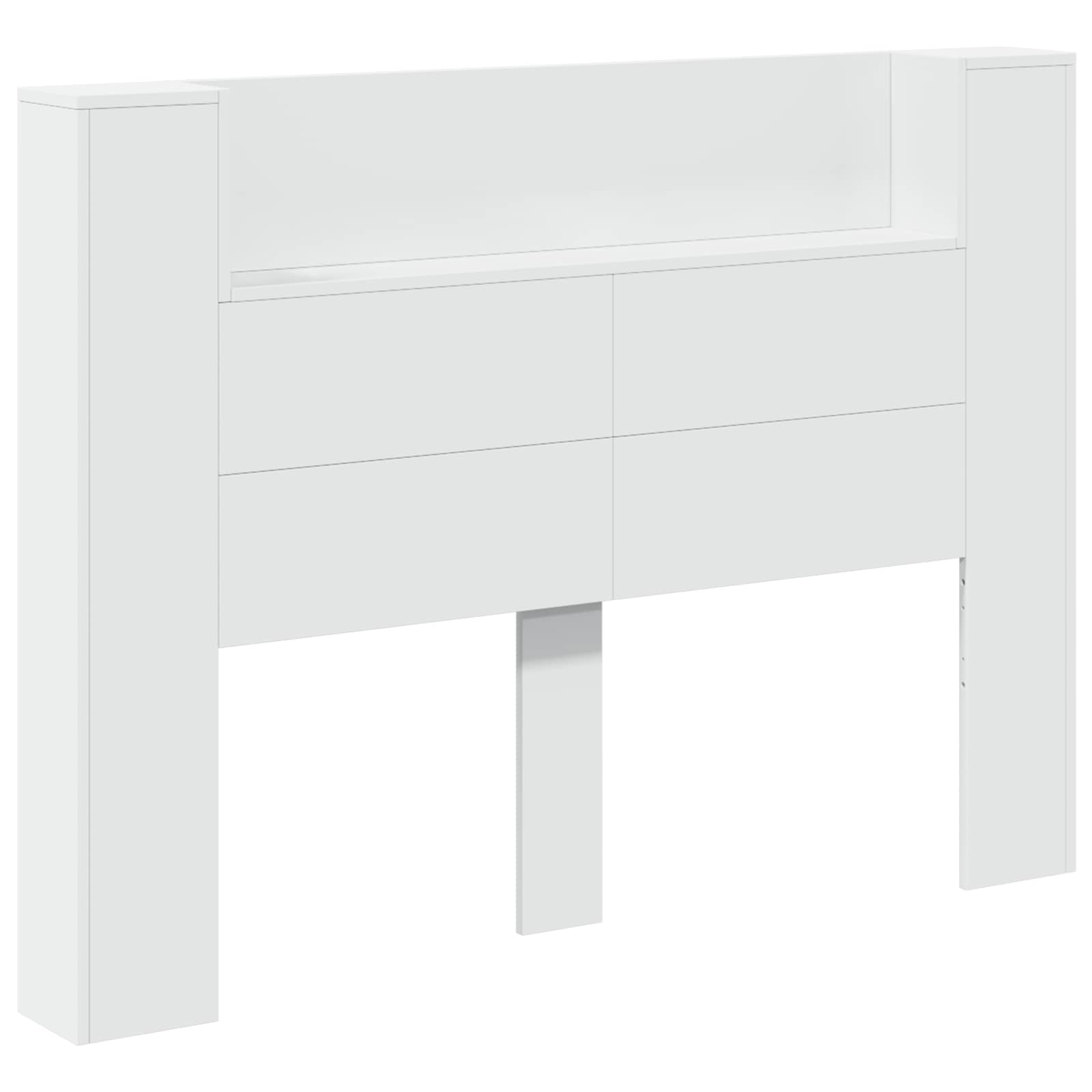 Tête de lit Blanc 140 x 16,5 x 103,5 cm Bois d'ingénierie - XIOS