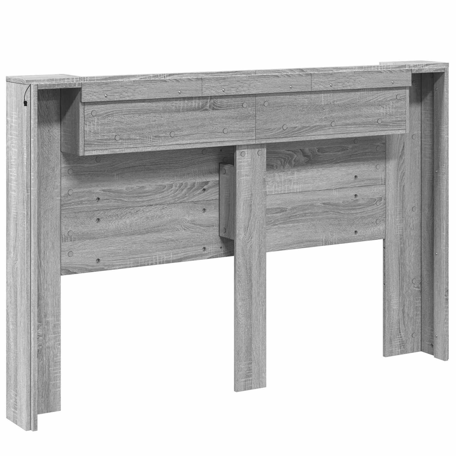 Tête de lit Gris Sonoma 160 x 16,5 x 103,5 cm Bois d'ingénierie - XIOS