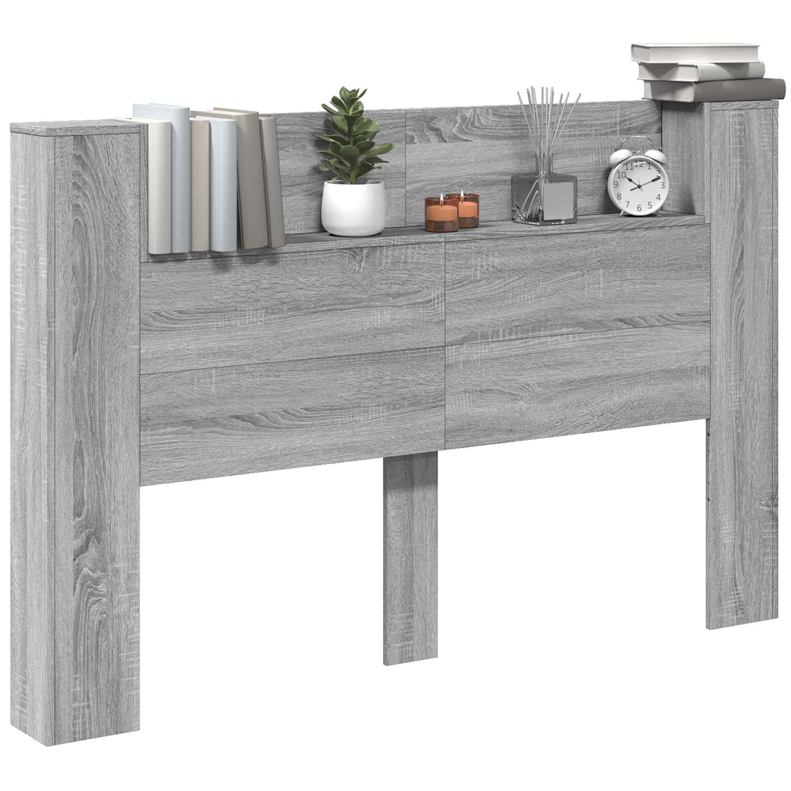 Tête de lit Gris Sonoma 160 x 16,5 x 103,5 cm Bois d'ingénierie - XIOS