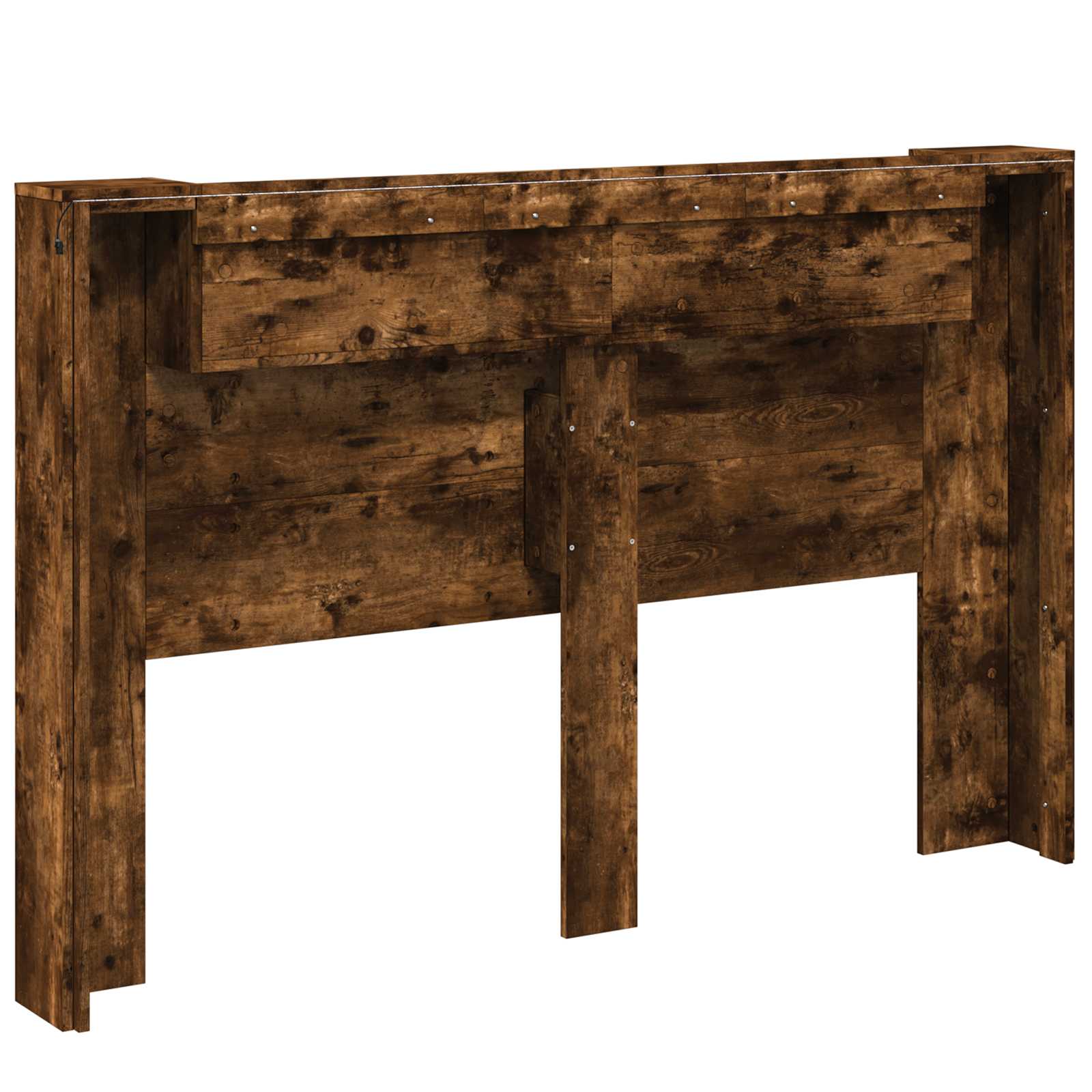 Tête de lit Chêne fumé 160 x 16,5 x 103,5 cm Bois d'ingénierie - XIOS