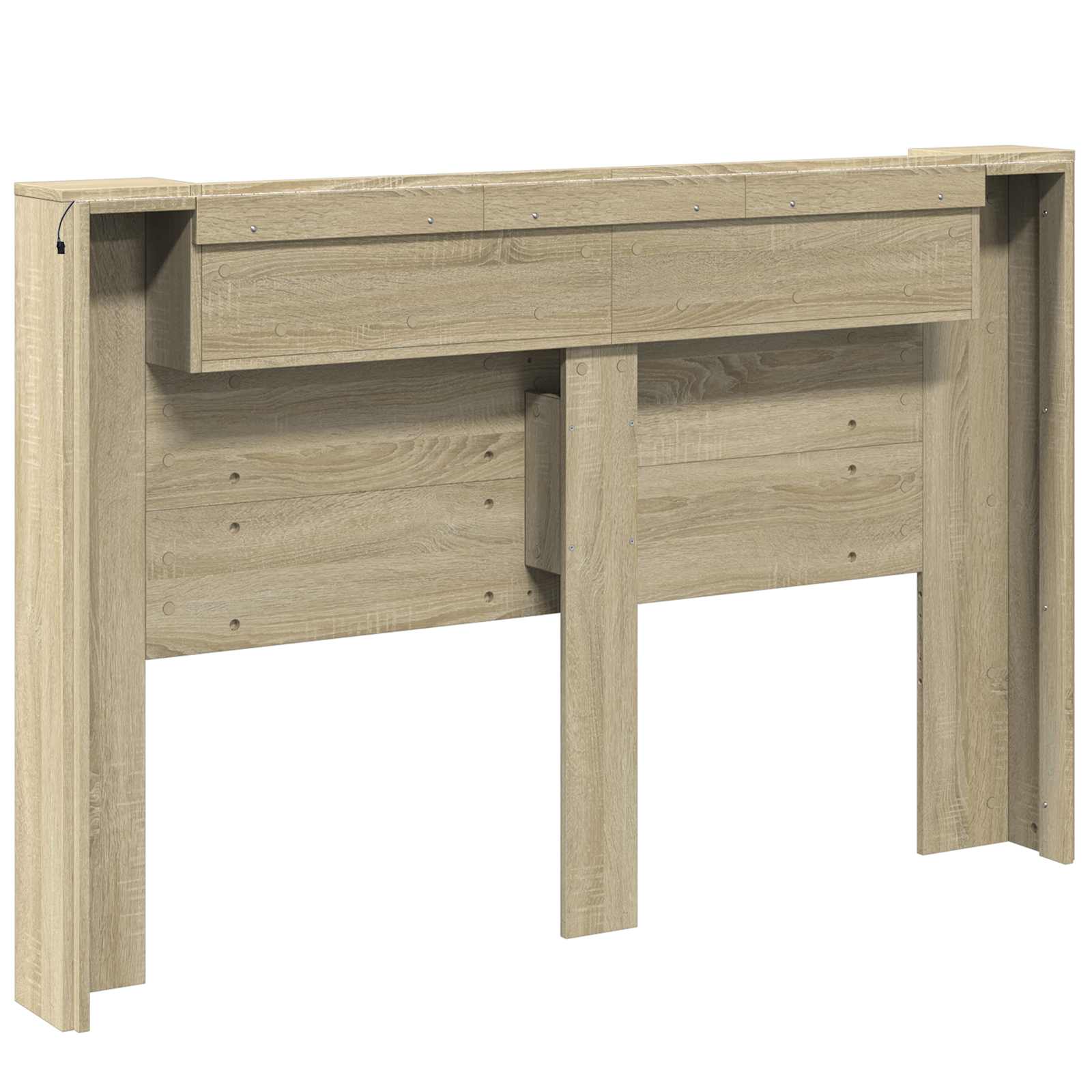 Tête de lit avec étagère Chêne Sonoma 160 x 16,5 x 103,5 cm - XIOS
