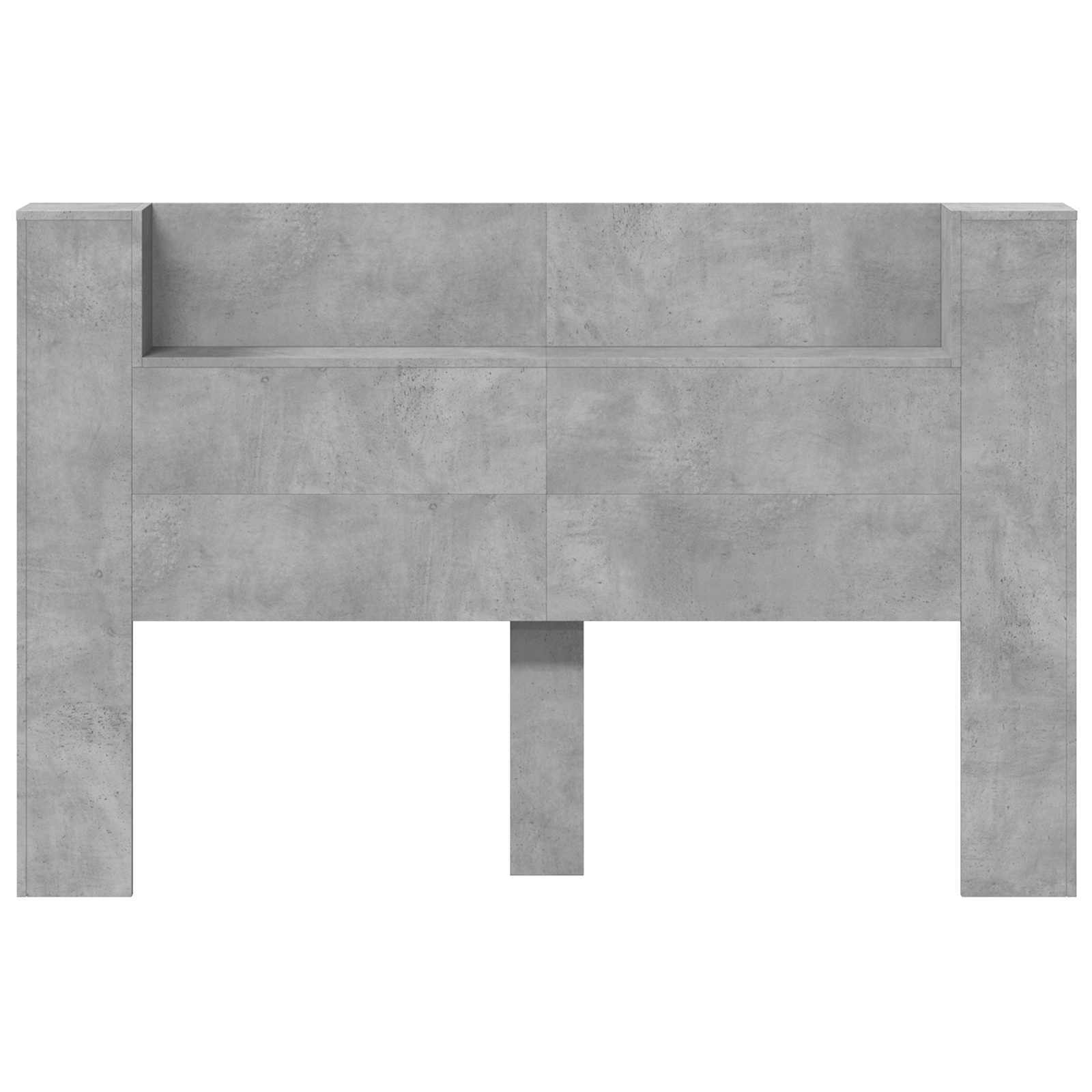 Tête de lit Gris béton 160 x 16,5 x 103,5 cm Bois d'ingénierie - XIOS