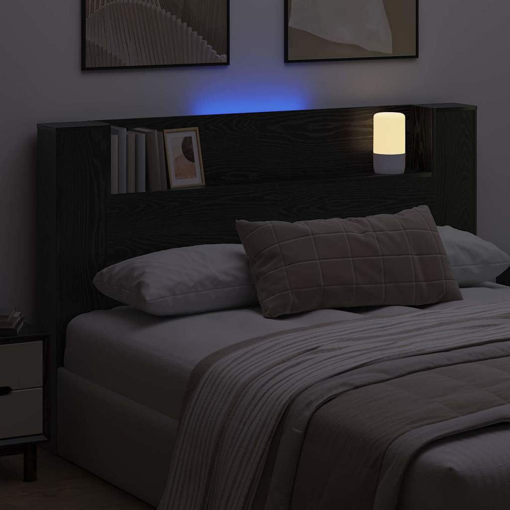 Tête de lit Chêne noir 160 x 17 x 104,5 cm Bois d'ingénierie - XIOS