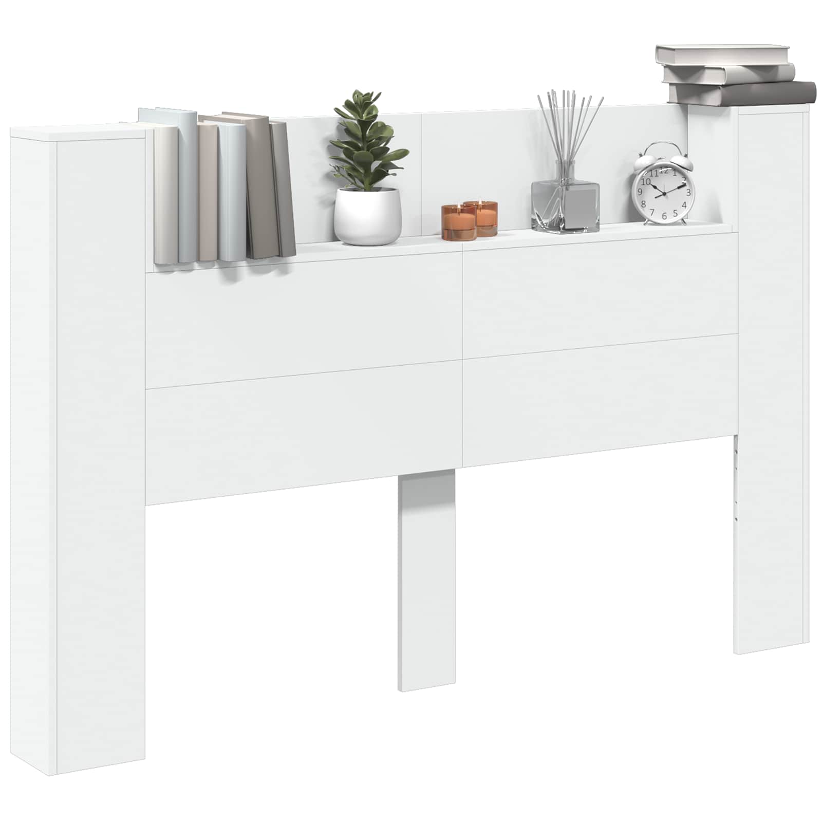 Tête de lit Blanc 160 x 16,5 x 103,5 cm Bois d'ingénierie - XIOS