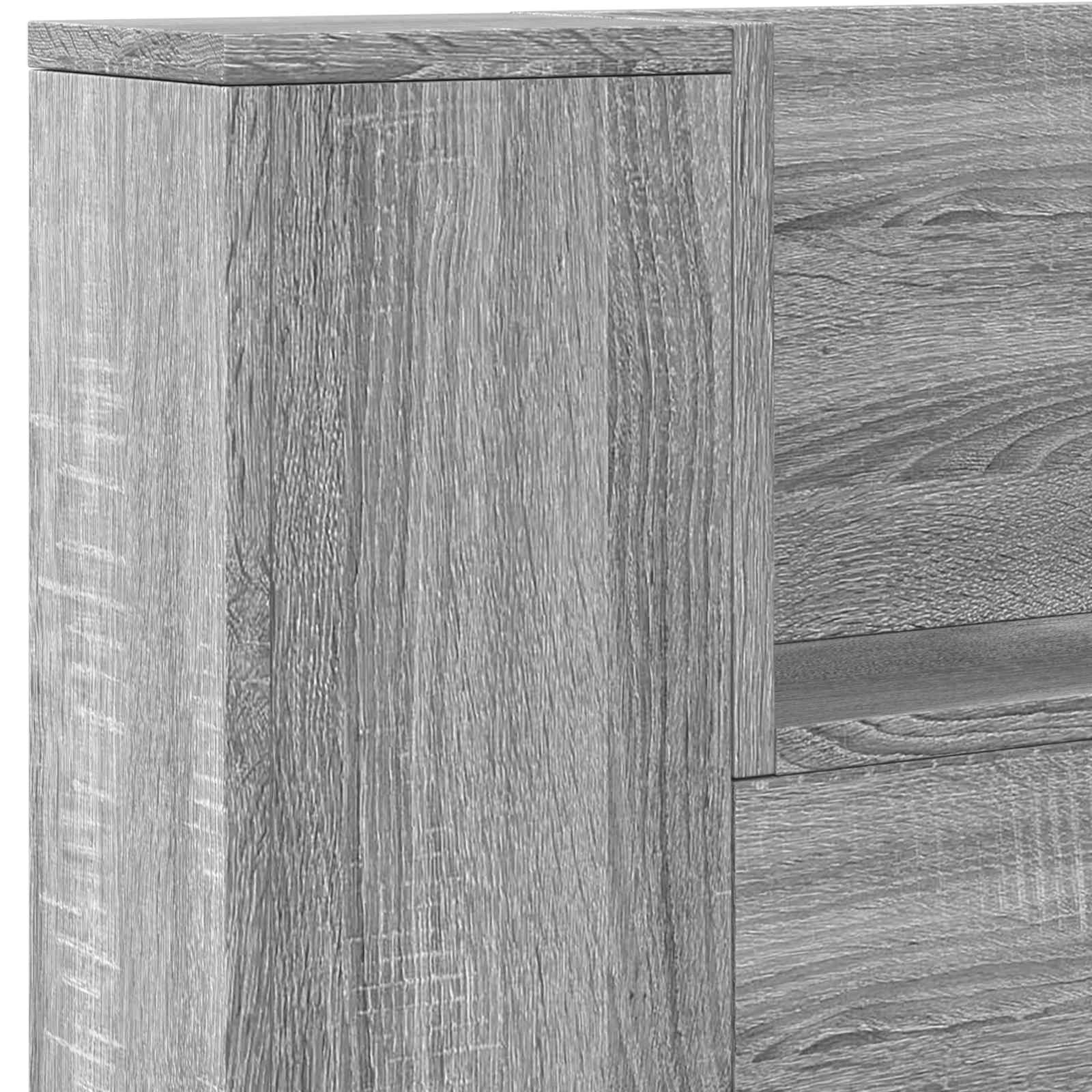 Tête de lit Gris Sonoma 180 x 16,5 x 103,5 cm Bois d'ingénierie - XIOS