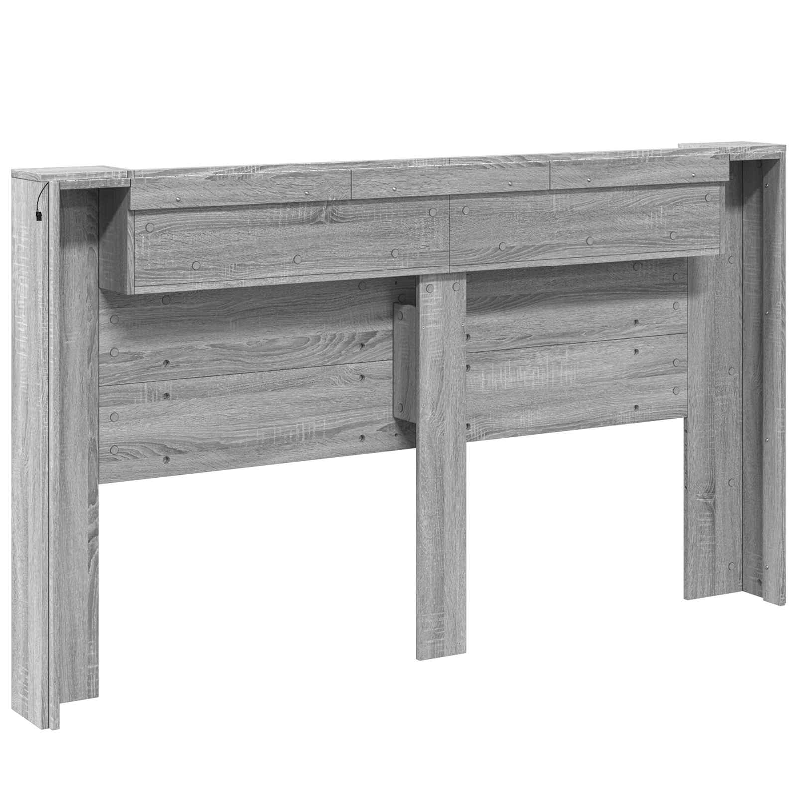 Tête de lit Gris Sonoma 180 x 16,5 x 103,5 cm Bois d'ingénierie - XIOS