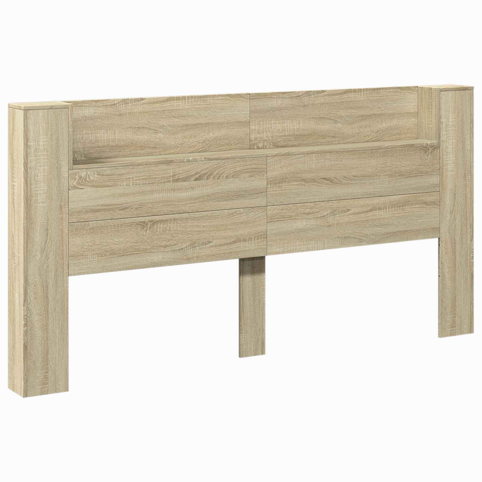 Tête de lit avec étagère Chêne Sonoma 200 x 16,5 x 103,5 cm - XIOS