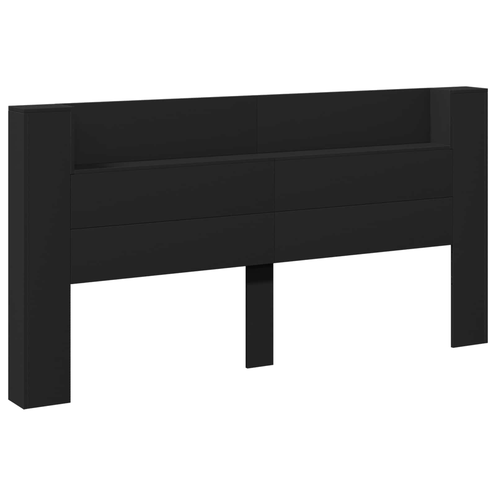 Tête de lit Noir 200 x 16,5 x 103,5 cm Bois d'ingénierie - XIOS