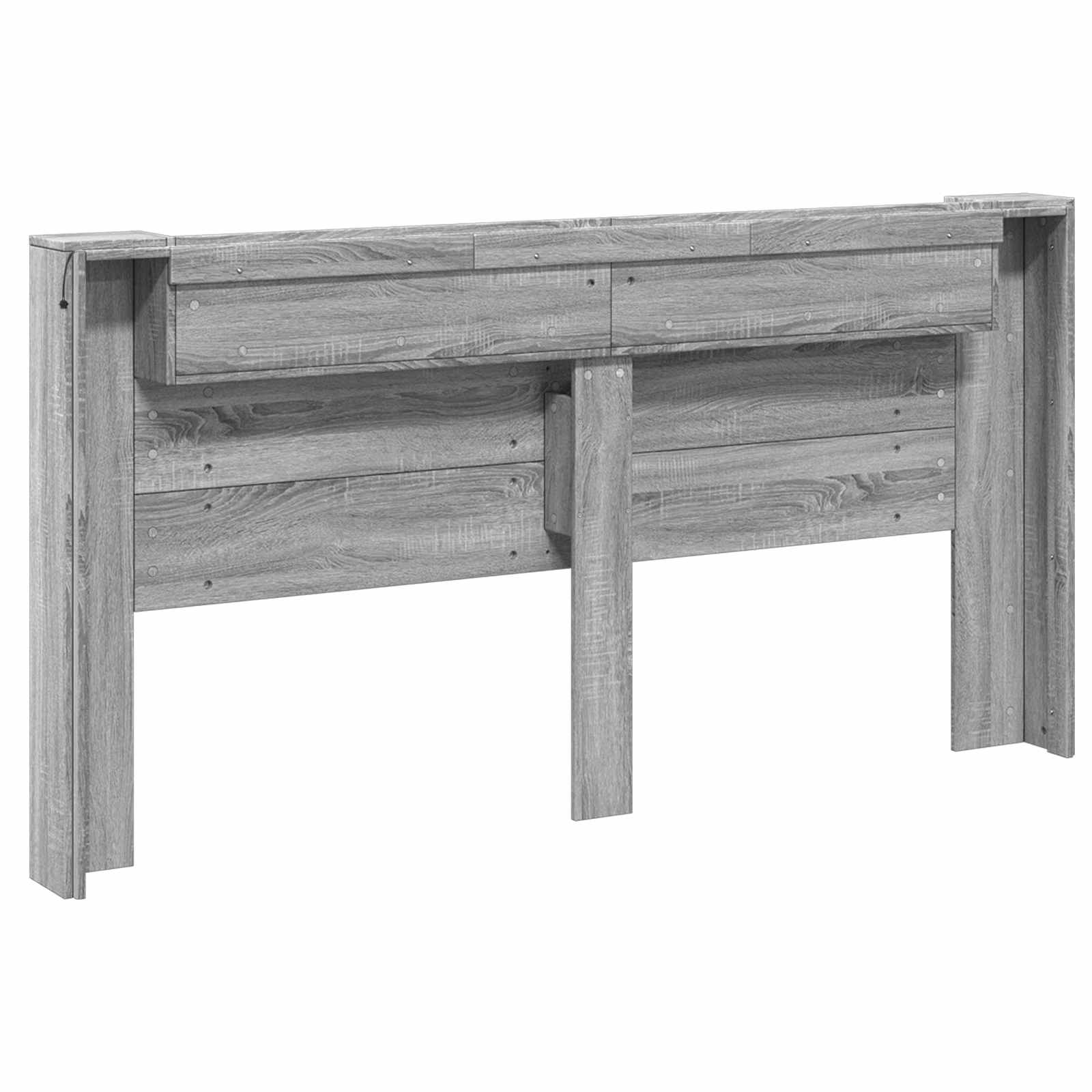 Tête de lit Gris Sonoma 200 x 16,5 x 103,5 cm Bois d'ingénierie - XIOS