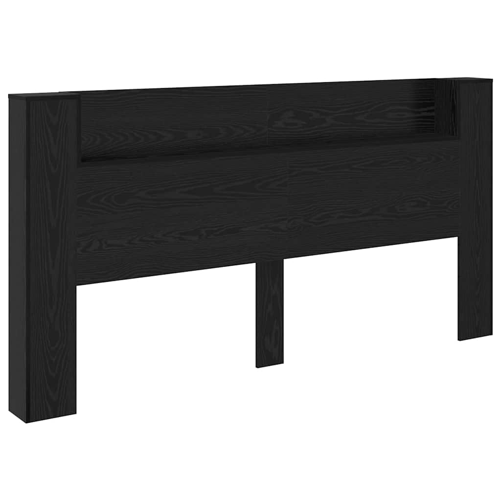 Cabinet de Tête de Lit Chêne noir 120 x 15 x 103.5 cm - XIOS