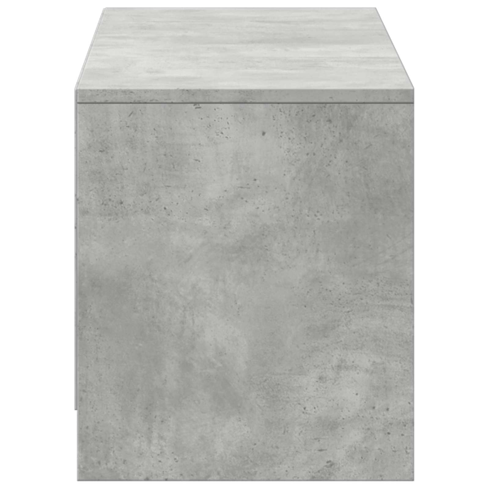 Meuble TV avec LED avec LED Gris Béton 140 x 34 x 40 cm - XIOS