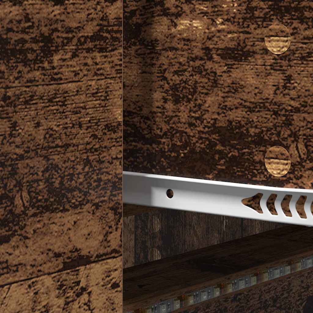 Armoire TV avec LEDs avec tiroir Bois Ancien 140 x 34 x 40 cm - XIOS