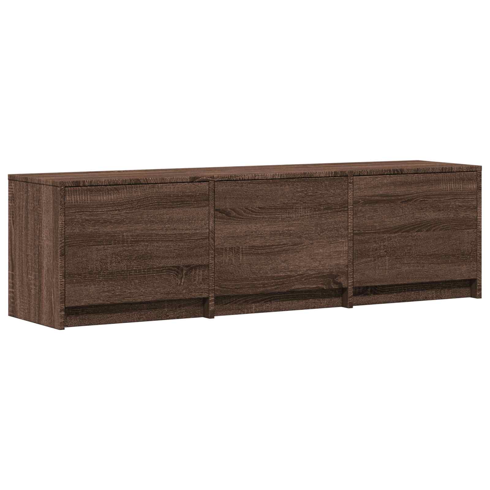 Meuble TV avec LED avec LED Chêne brun 140 x 34 x 40 cm - XIOS