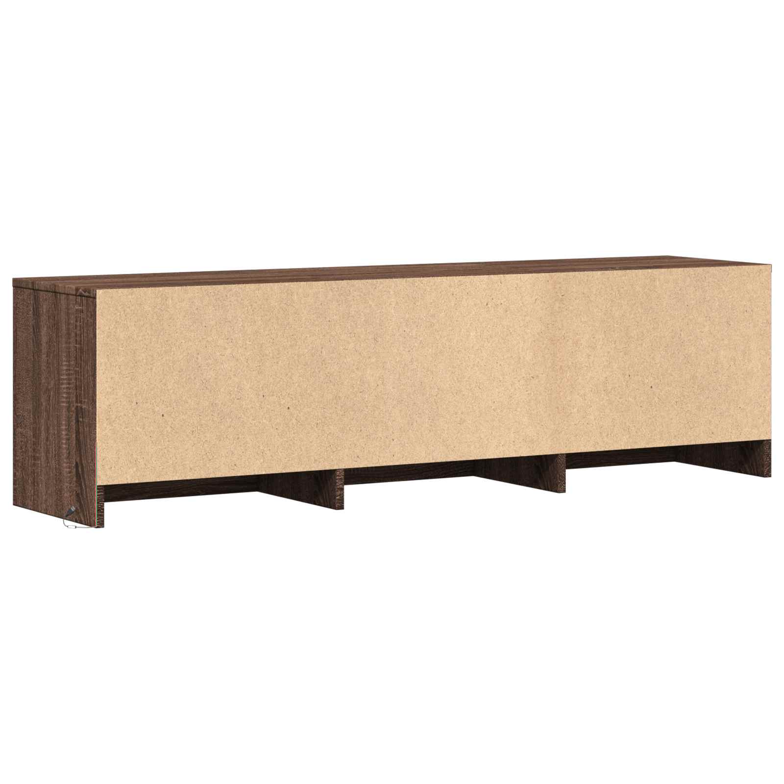 Meuble TV avec LED avec LED Chêne brun 140 x 34 x 40 cm - XIOS