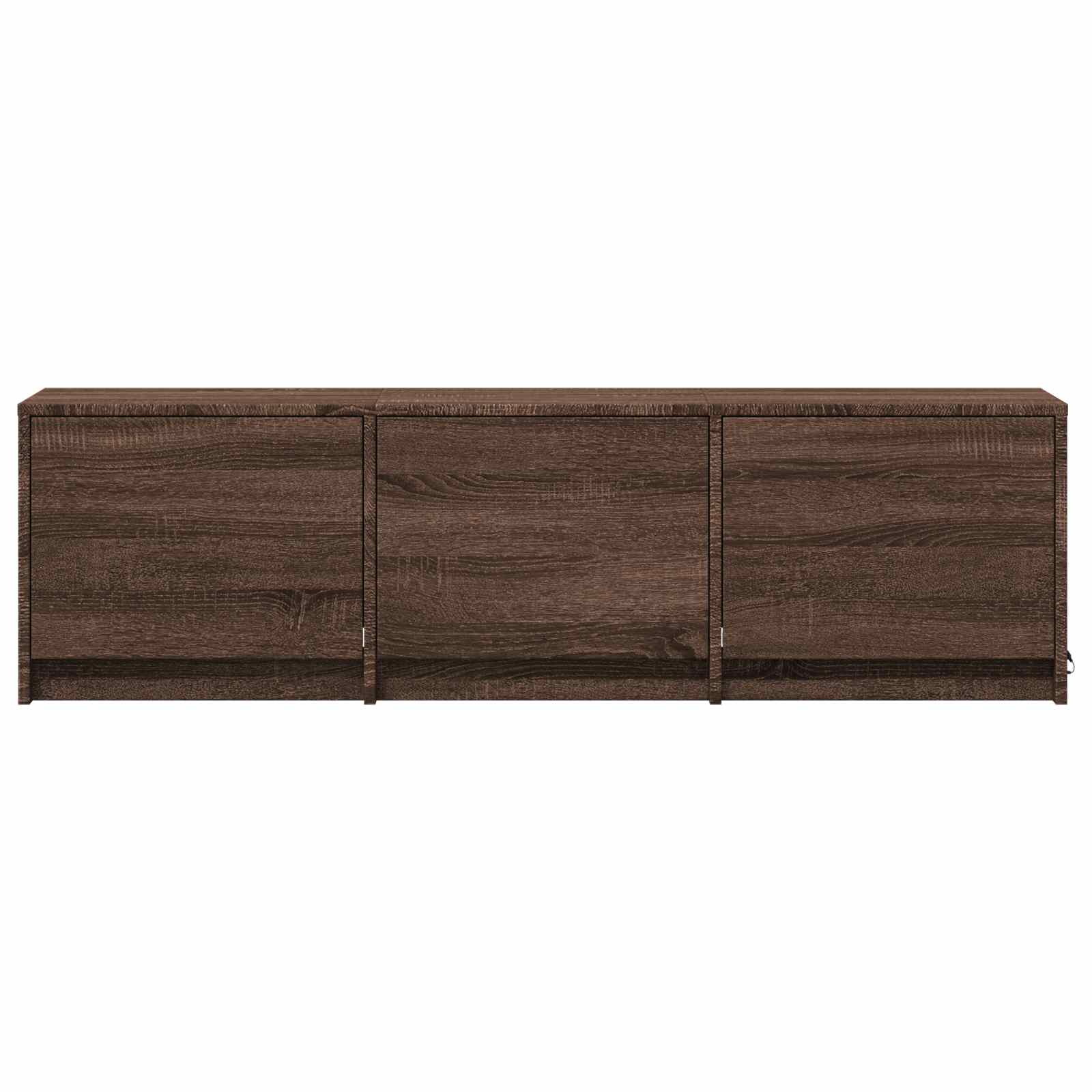 Meuble TV avec LED avec LED Chêne brun 140 x 34 x 40 cm - XIOS