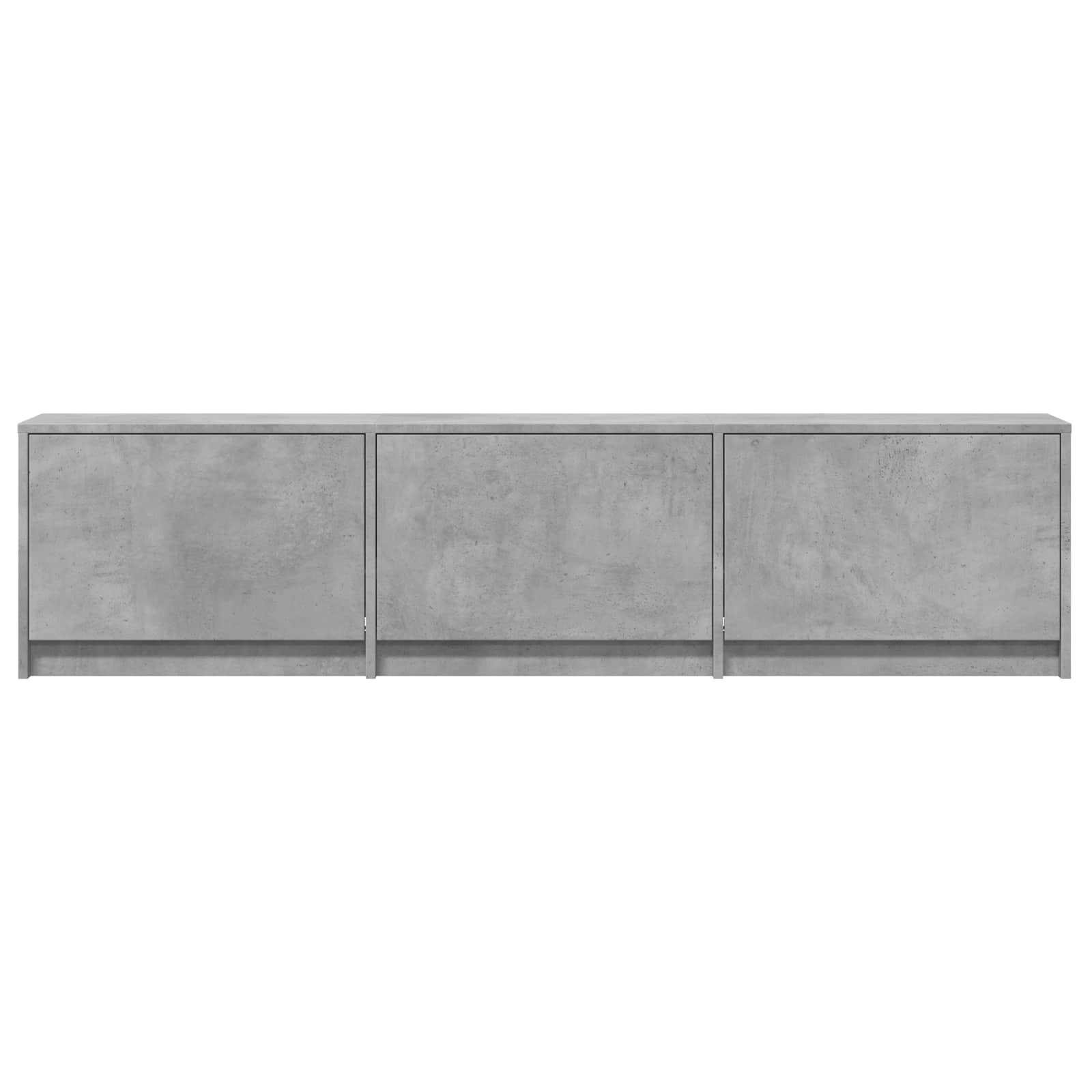 Meuble TV avec LED avec LED Gris Béton 165 x 34 x 40 cm - XIOS