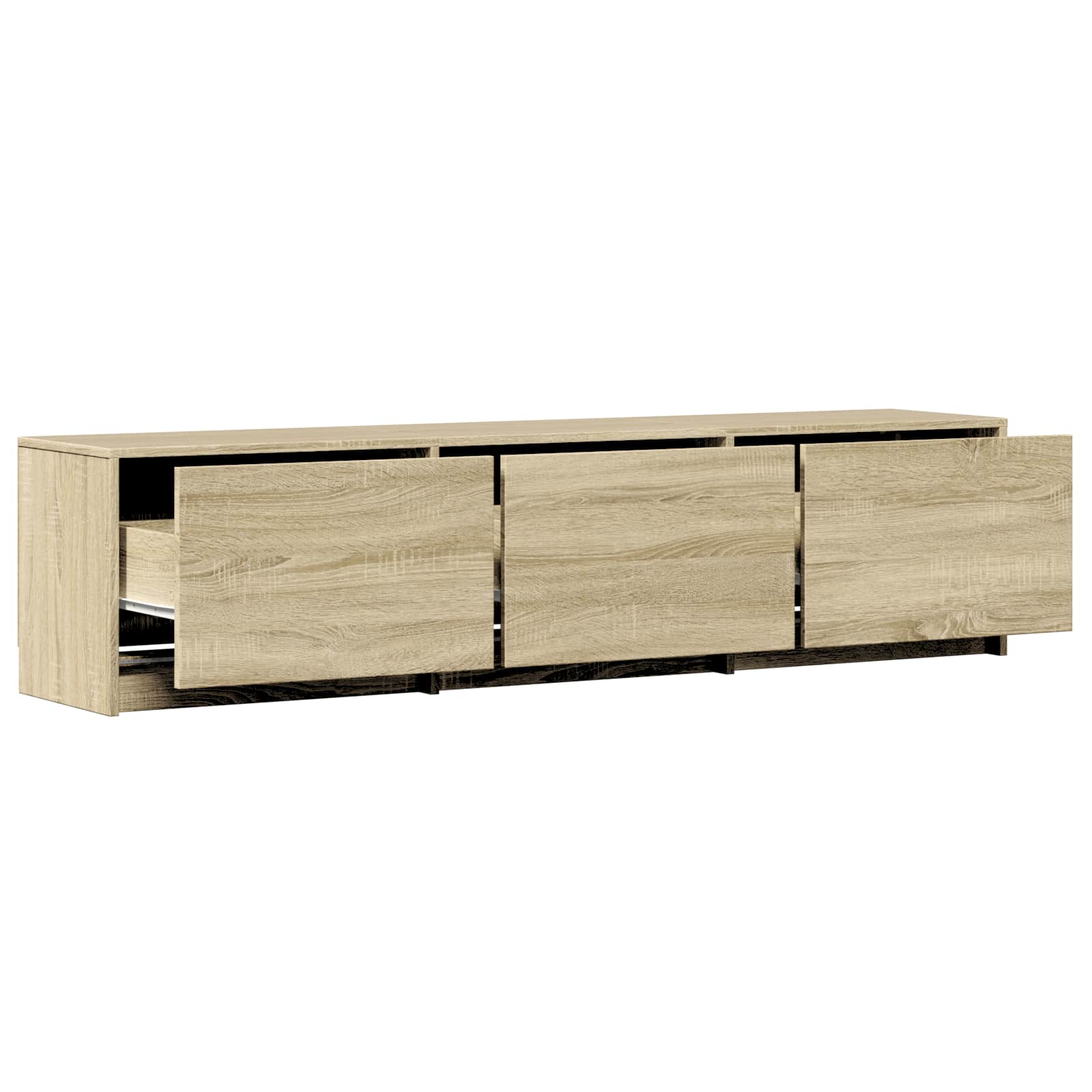 Meuble TV avec LED avec LED Chêne Sonoma 165 x 34 x 40 cm - XIOS